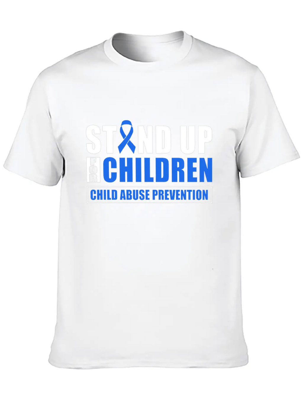 Stand Up For Children - Child Abuse Prevention Unisex Casual T-Shirt – Clean Design For Daily Comfort