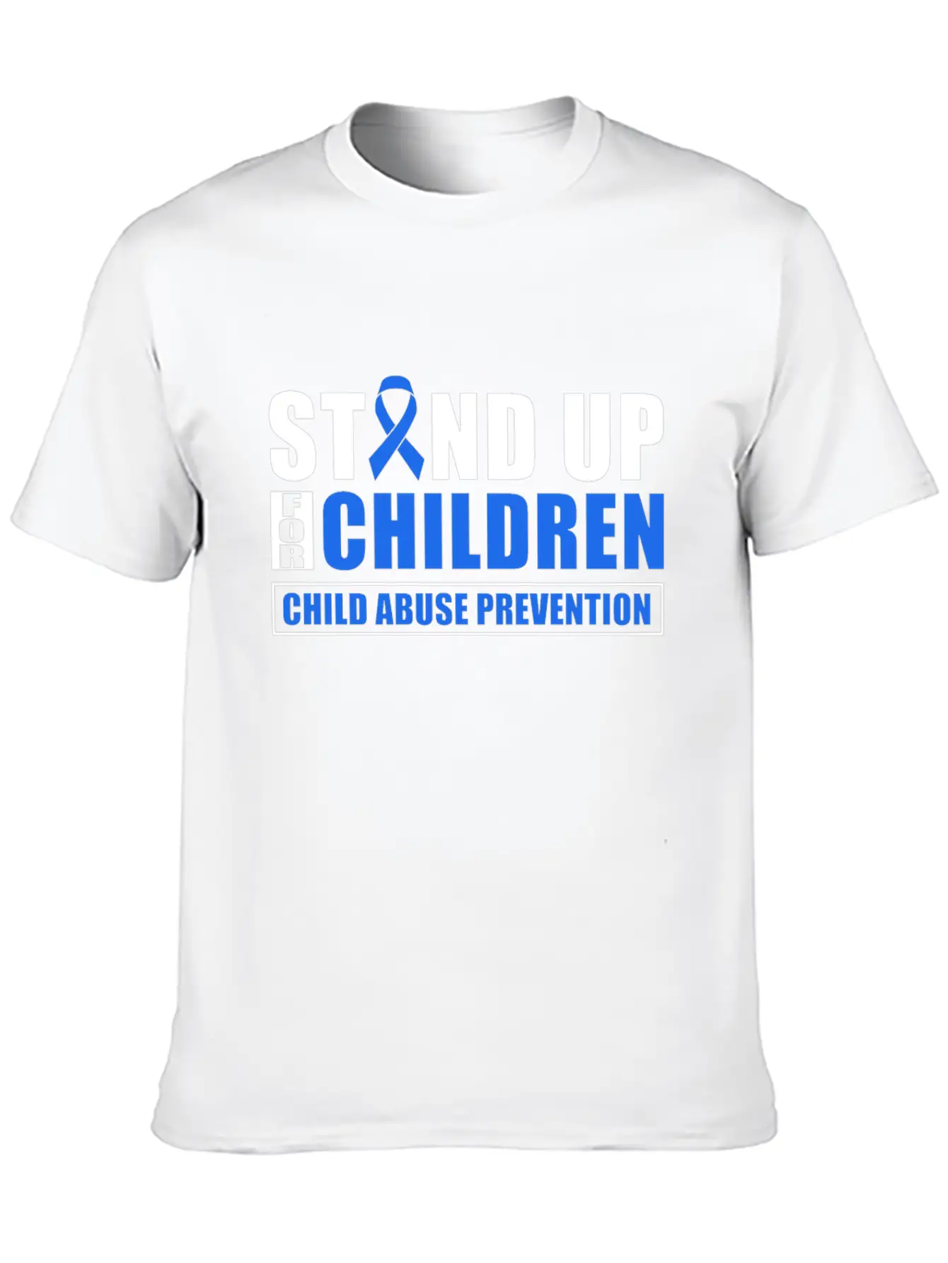 Stand Up For Children - Child Abuse Prevention Unisex Casual T-Shirt – Clean Design For Daily Comfort
