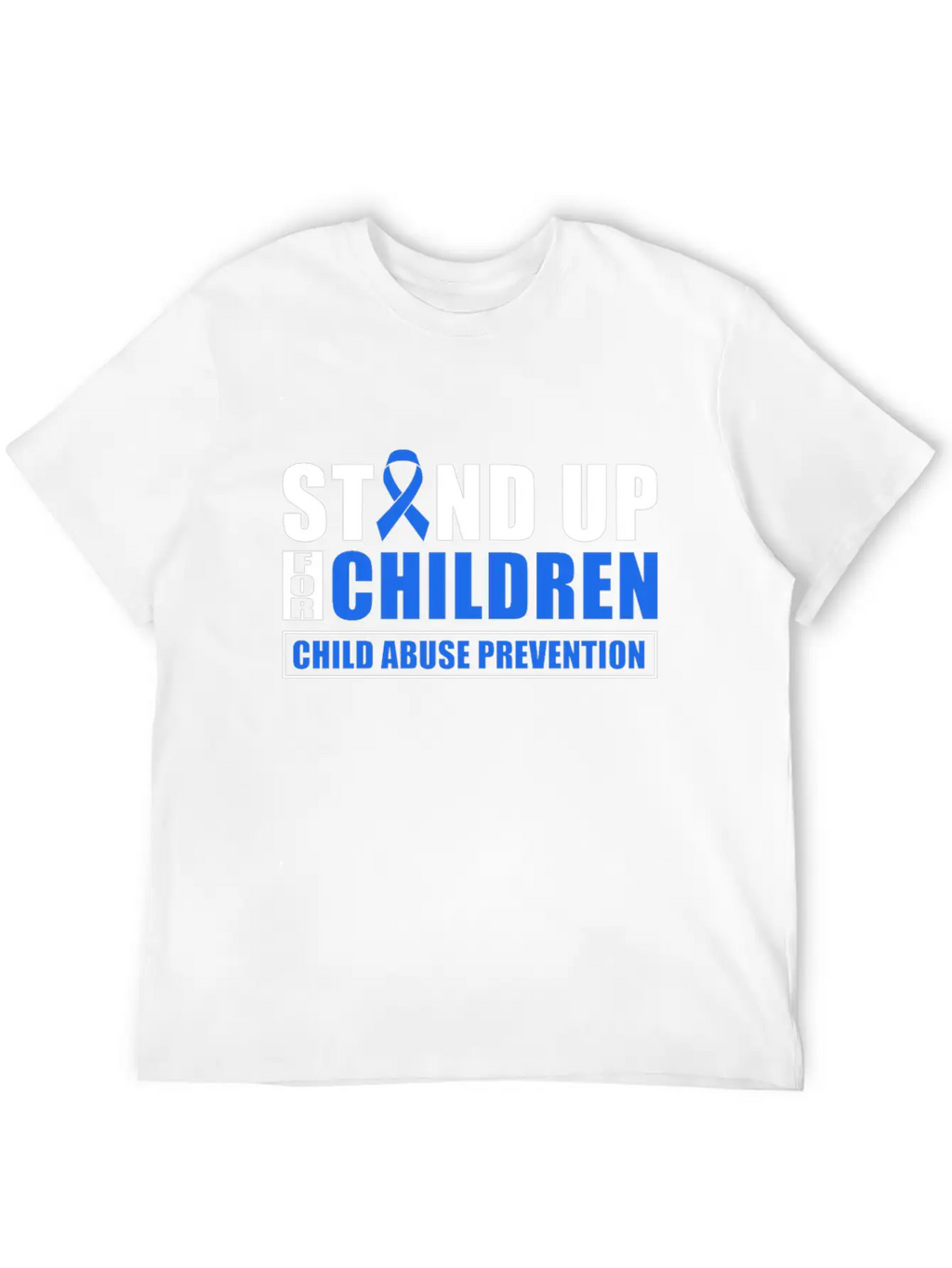 Stand Up For Children - Child Abuse Prevention Unisex Casual T-Shirt – Clean Design For Daily Comfort