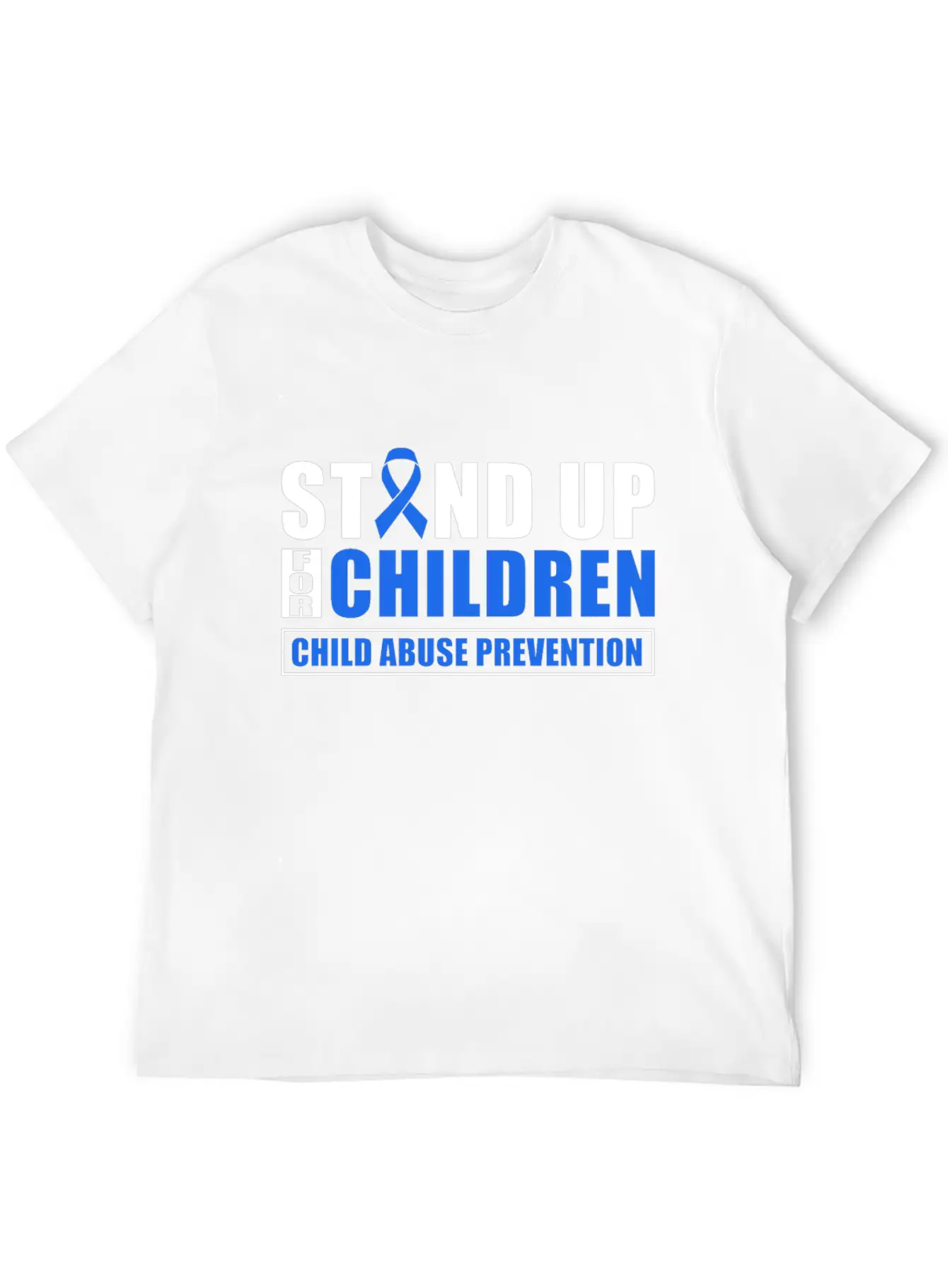 Stand Up For Children - Child Abuse Prevention Unisex Casual T-Shirt – Clean Design For Daily Comfort