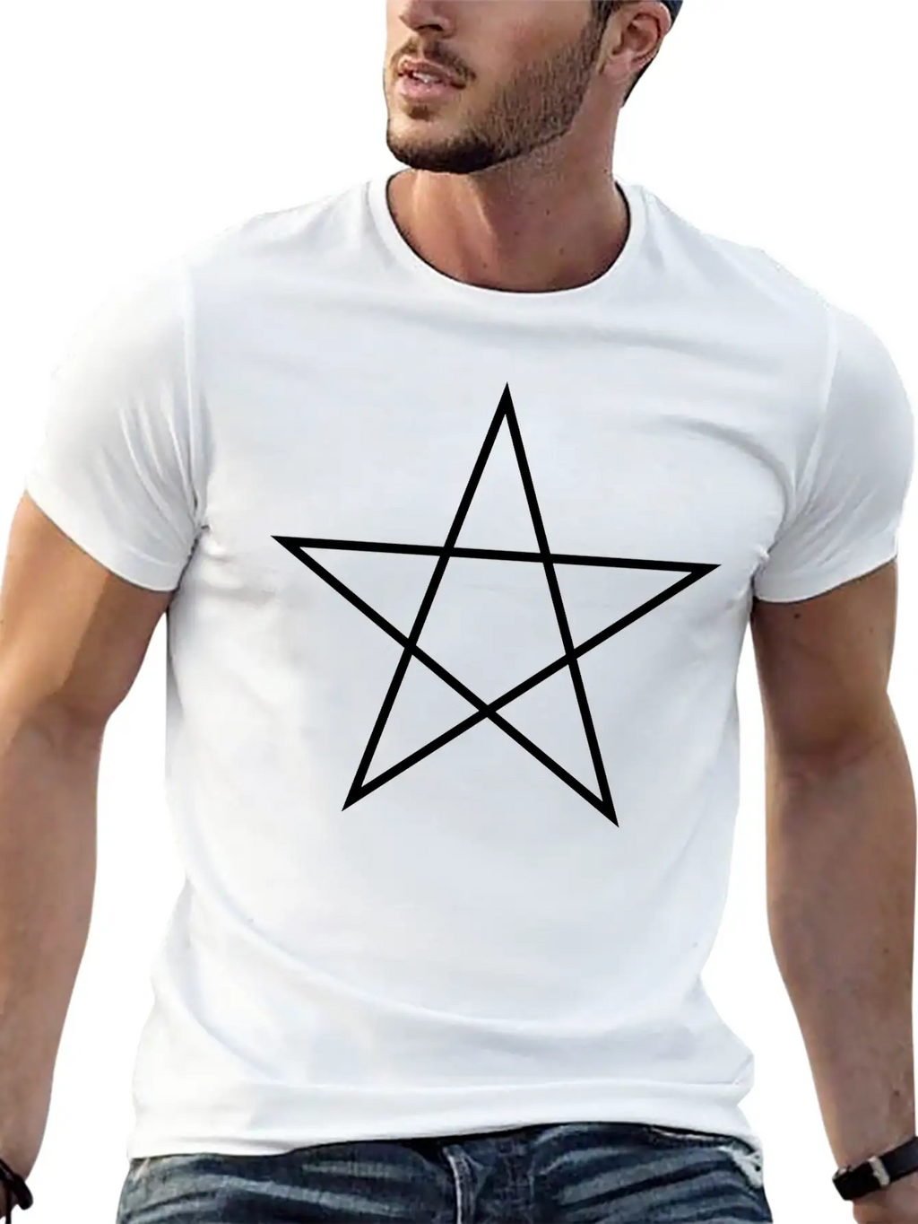 Star Casual Graphic T-Shirt – Simple And Comfortable Daily Wear