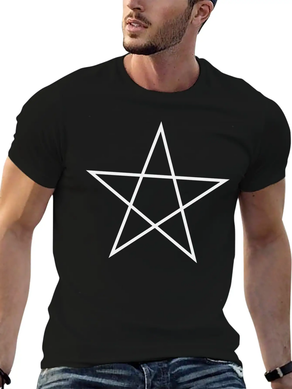 Star Casual Graphic T-Shirt – Simple And Comfortable Daily Wear
