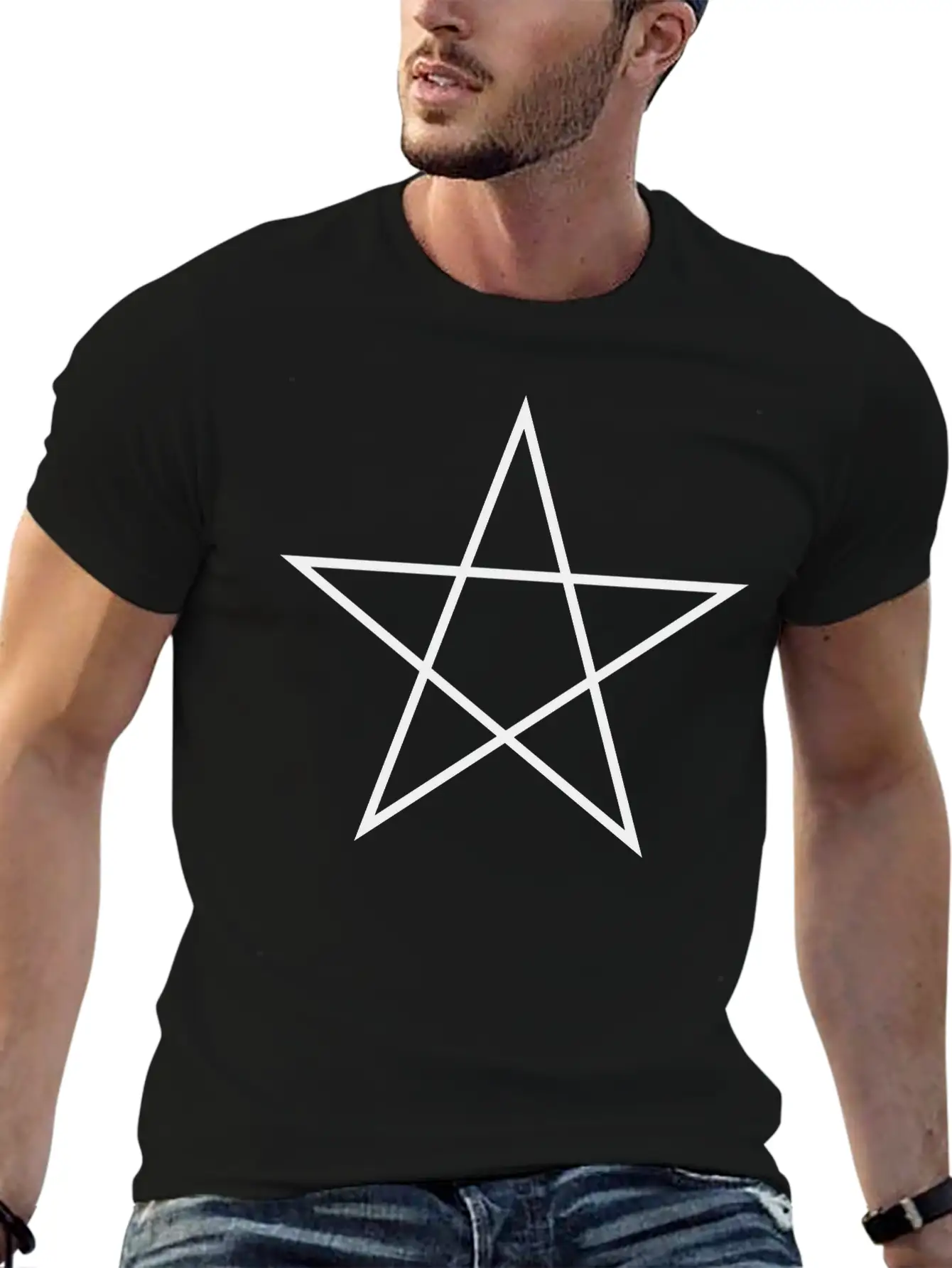 Star Casual Graphic T-Shirt – Simple And Comfortable Daily Wear