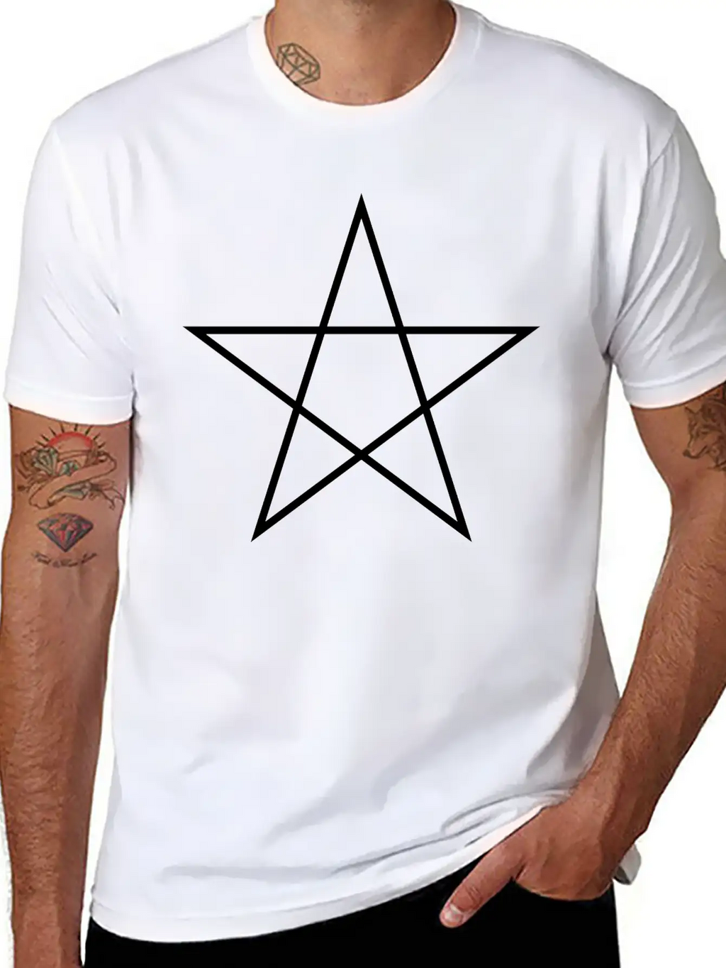 Star Casual Graphic T-Shirt – Simple And Comfortable Daily Wear