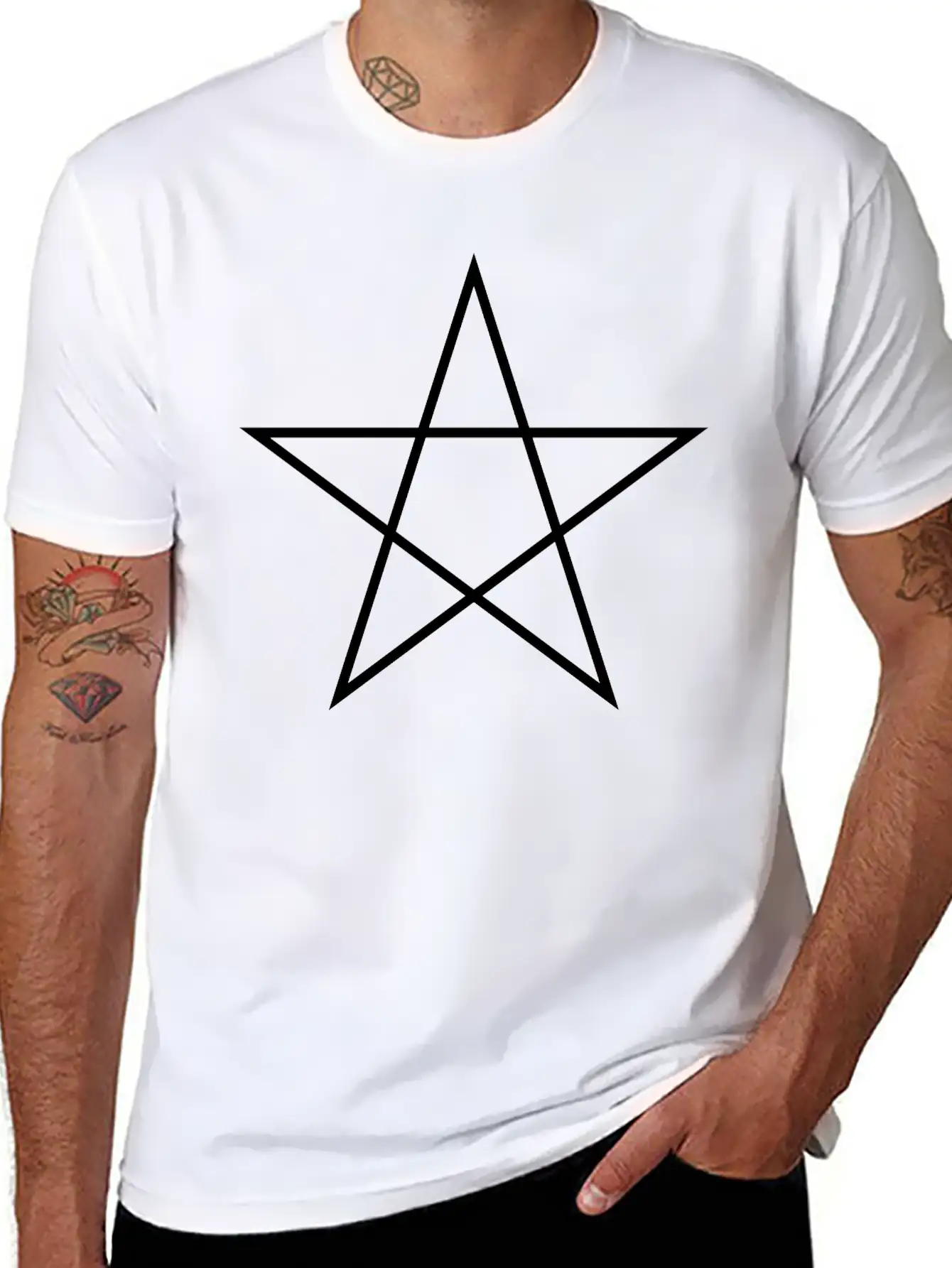 Star Casual Graphic T-Shirt – Simple And Comfortable Daily Wear