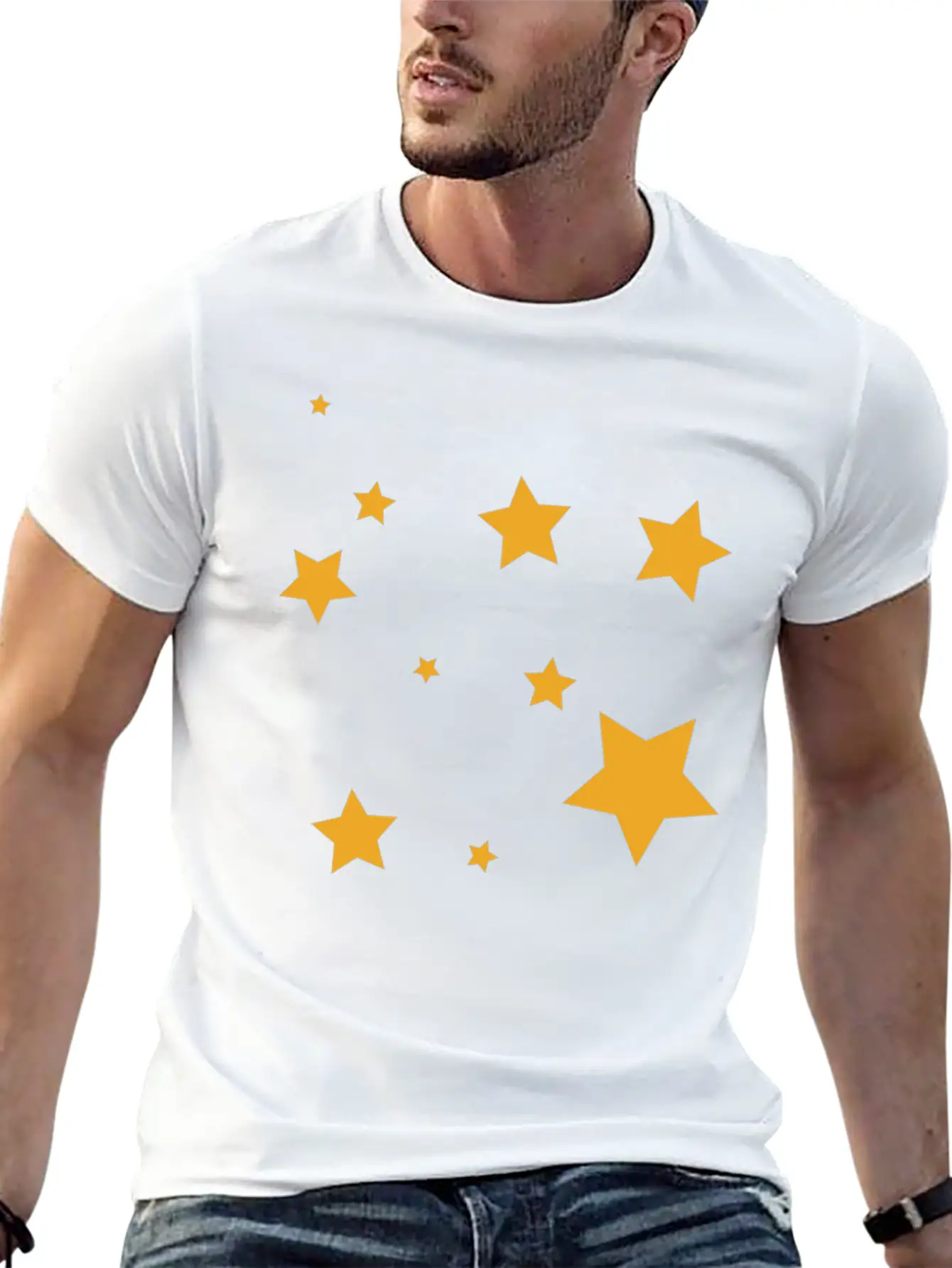 Star Essential Cotton Tee For Daily Outfits – Unisex Style