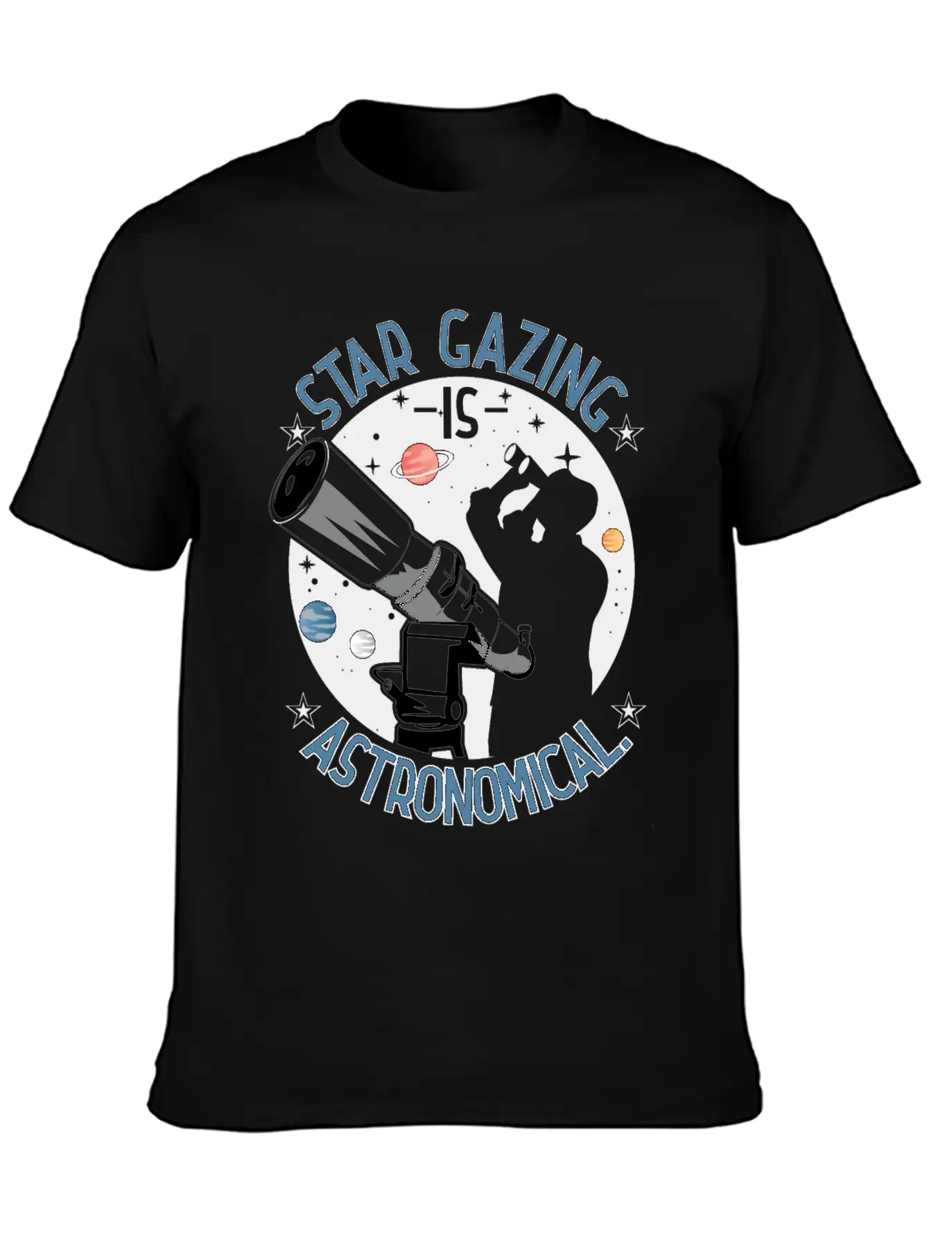 Star Gazing Is Astronomical. Essential Cotton Tee For Daily Outfits – Unisex Style