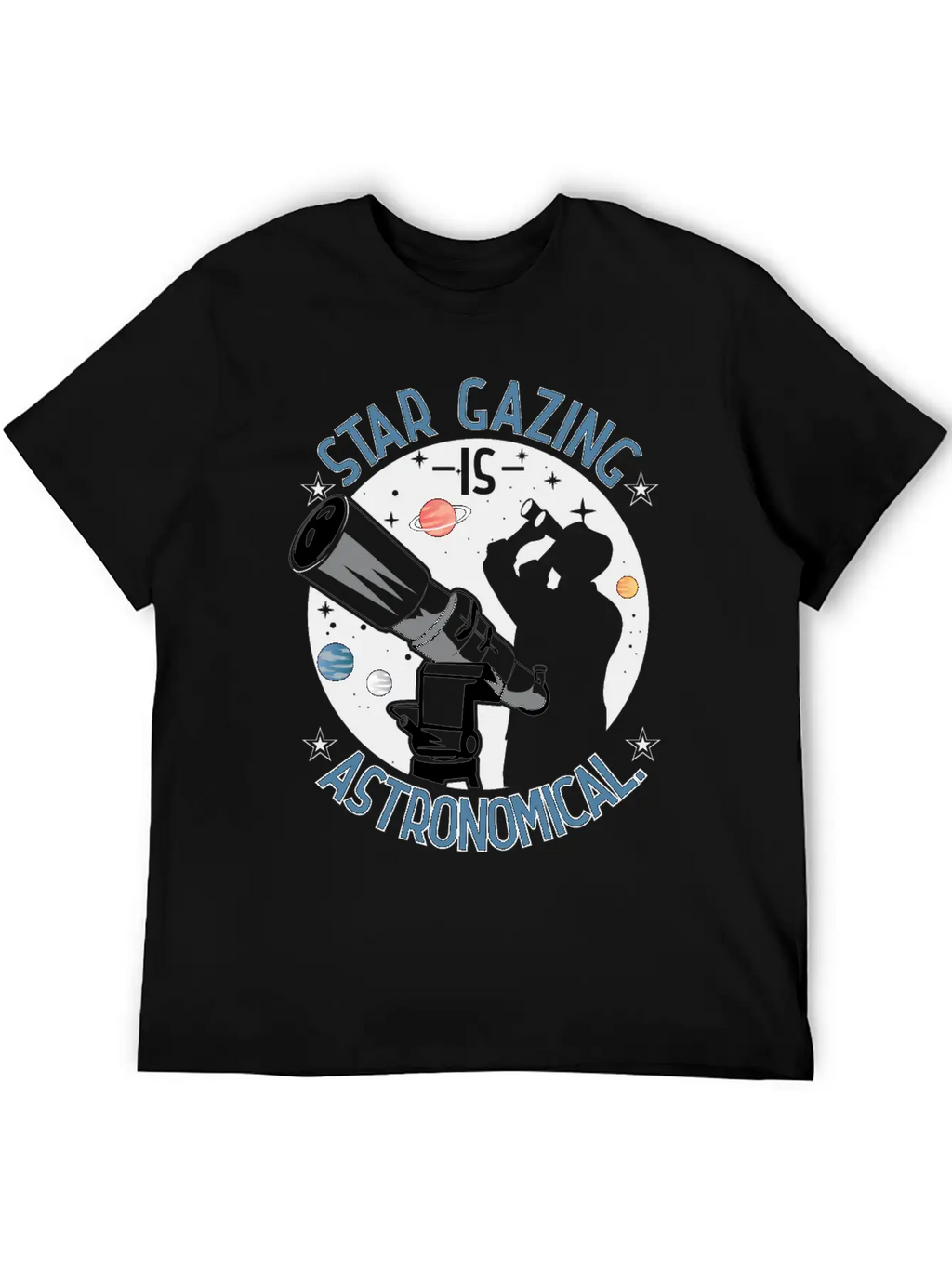 Star Gazing Is Astronomical. Essential Cotton Tee For Daily Outfits – Unisex Style
