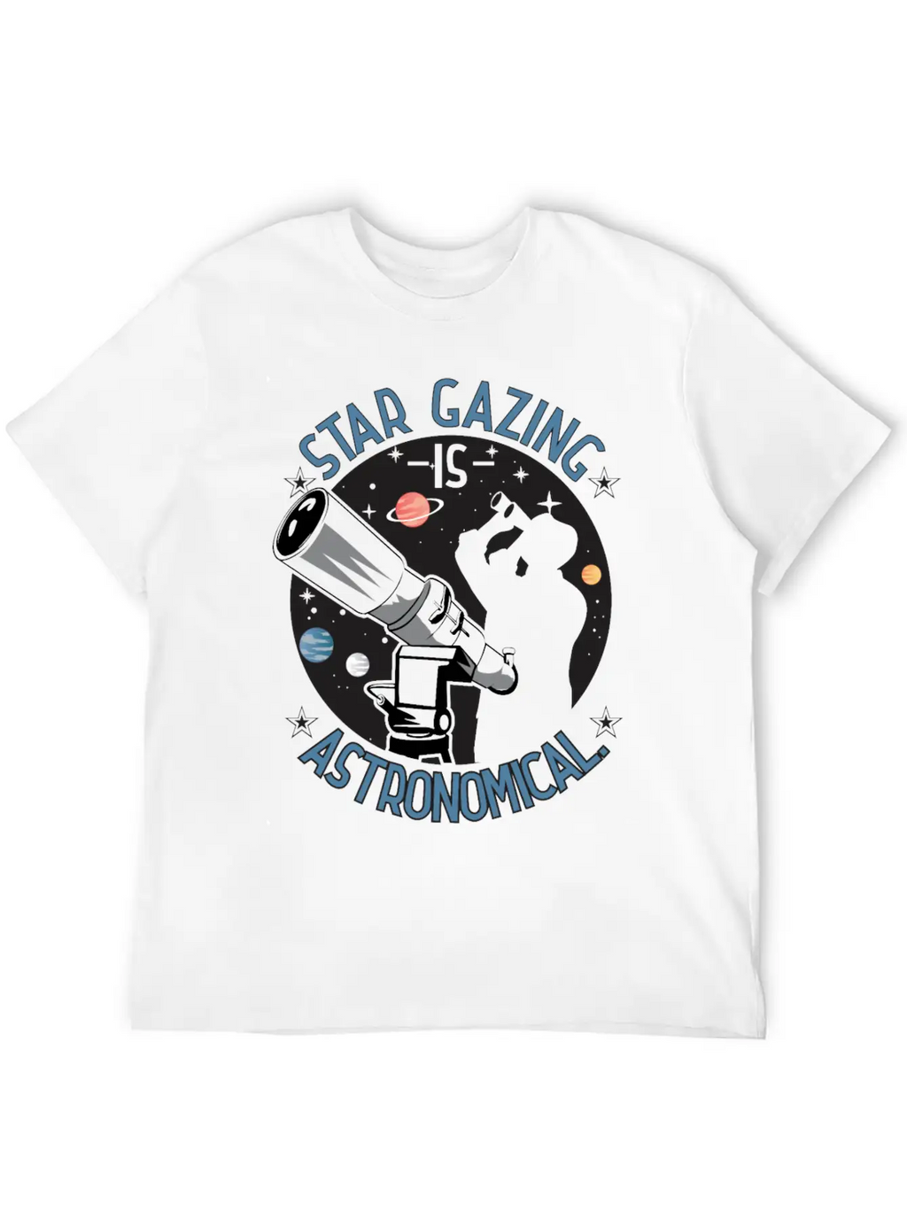 Star Gazing Is Astronomical. Essential Cotton Tee For Daily Outfits – Unisex Style