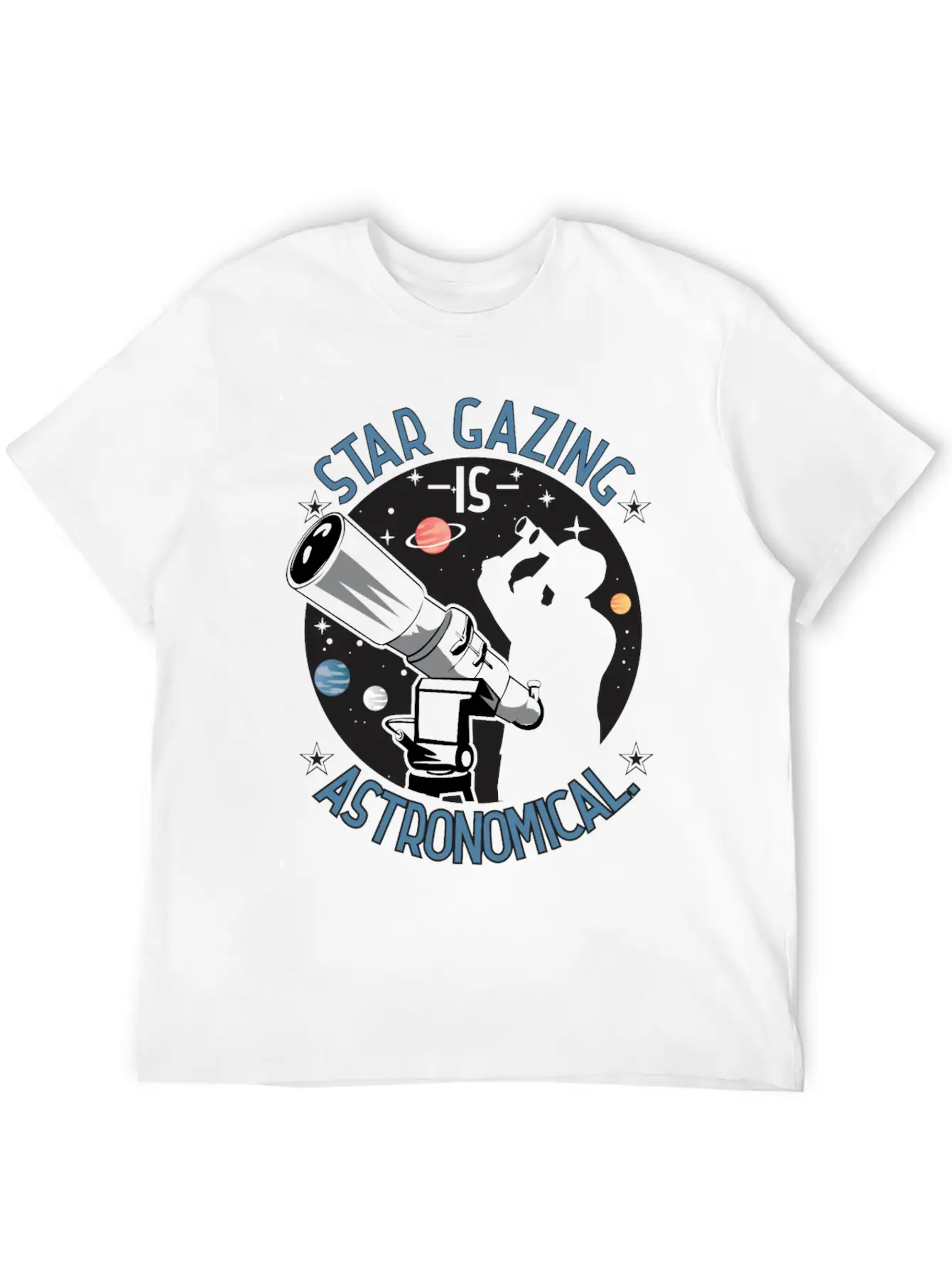 Star Gazing Is Astronomical. Essential Cotton Tee For Daily Outfits – Unisex Style