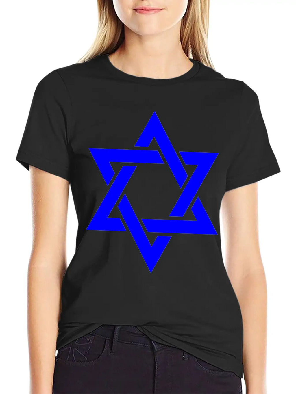 Star Of David Symbol Unisex Casual T-Shirt – Clean Design For Daily Comfort