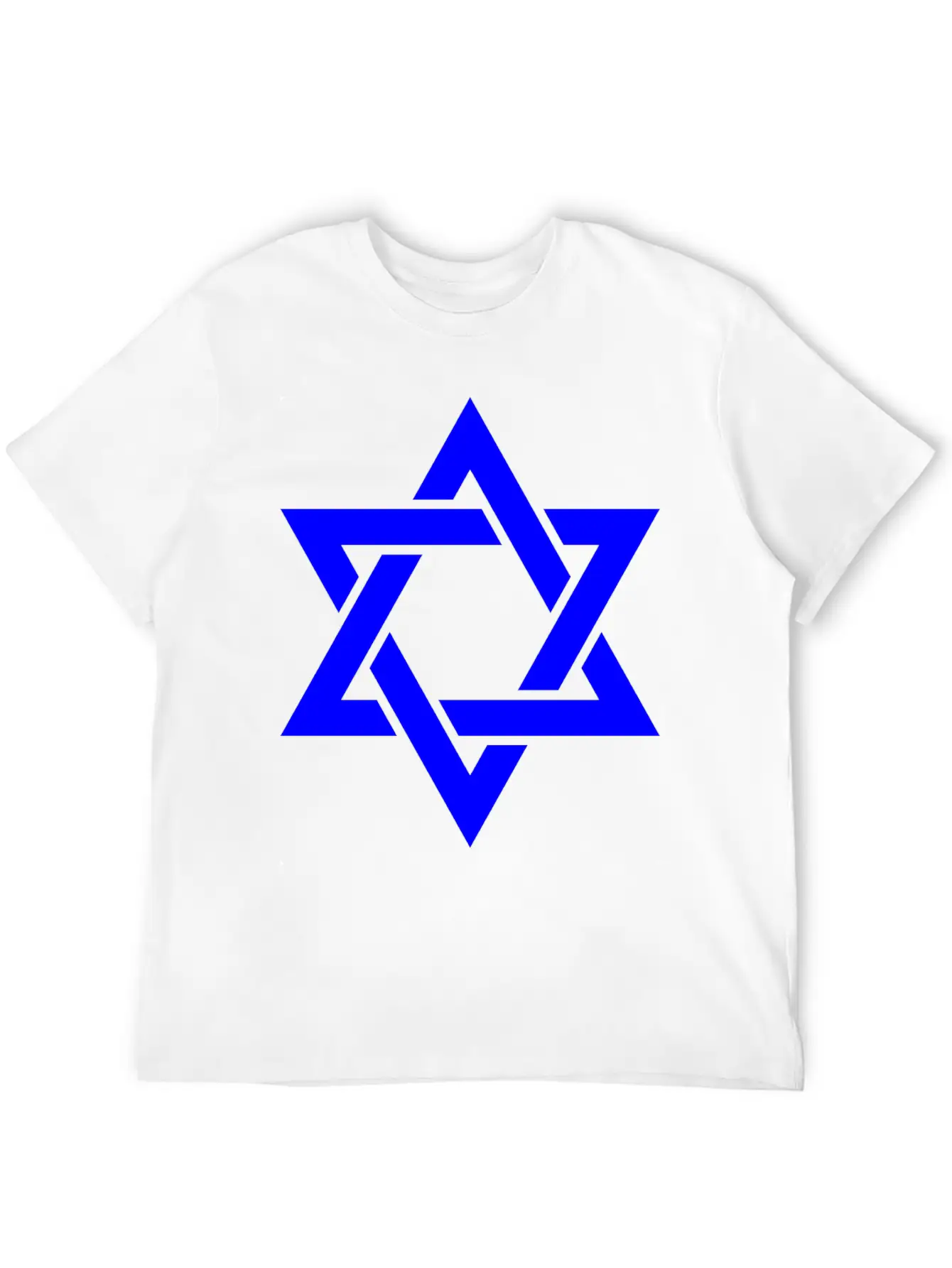 Star Of David Symbol Unisex Casual T-Shirt – Clean Design For Daily Comfort