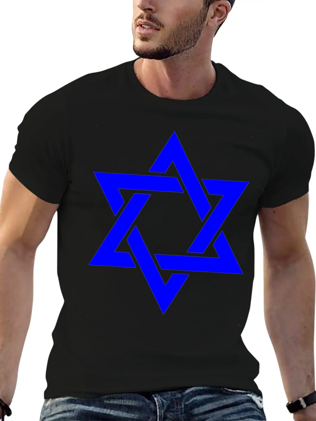 Star Of David Symbol Unisex Casual T-Shirt – Clean Design For Daily Comfort