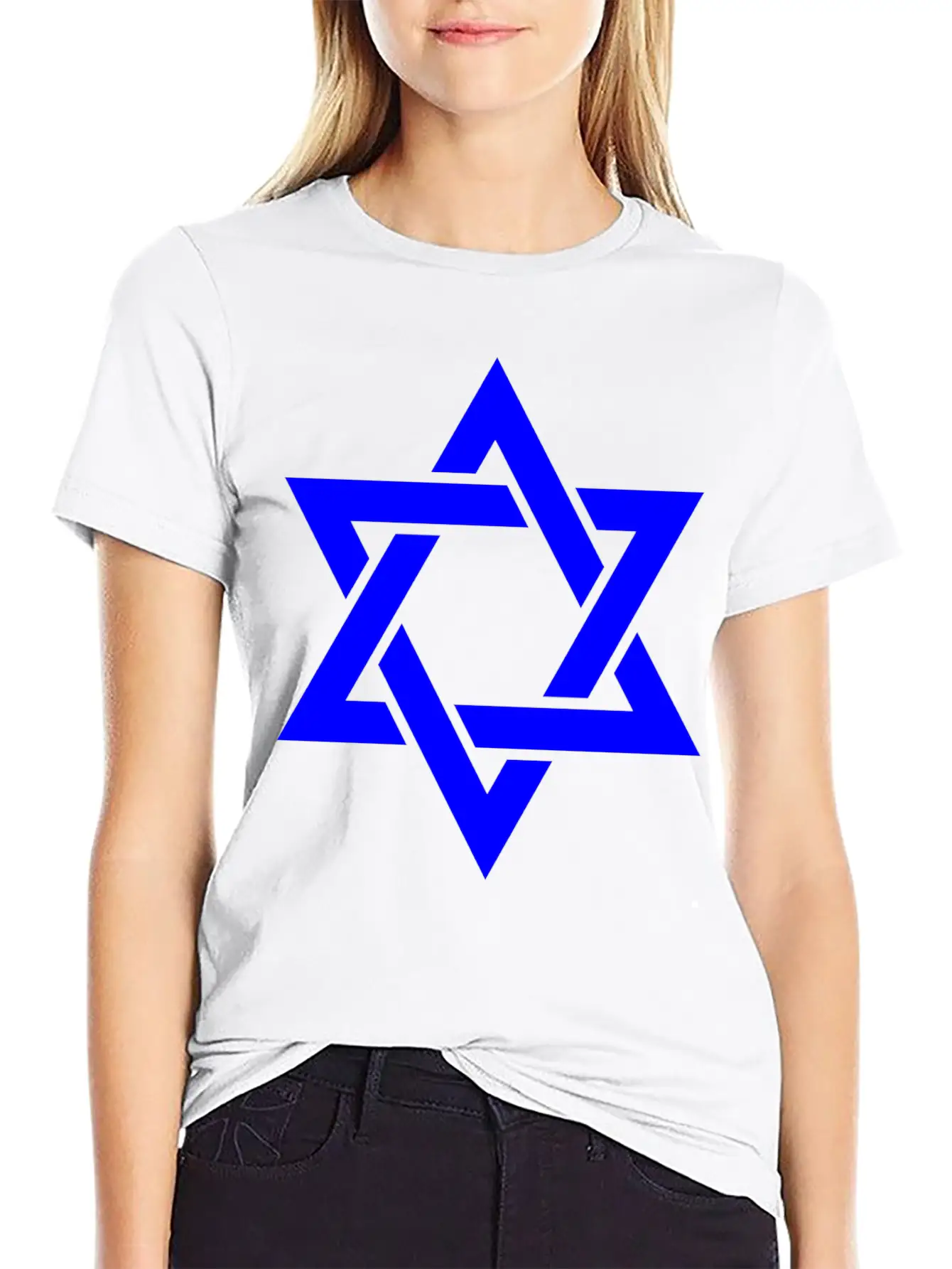 Star Of David Symbol Unisex Casual T-Shirt – Clean Design For Daily Comfort