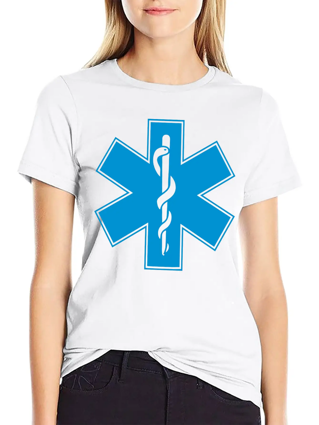 Star Of Life Unisex Short Sleeve Soft Cotton T-Shirt – Casual Everyday Wear
