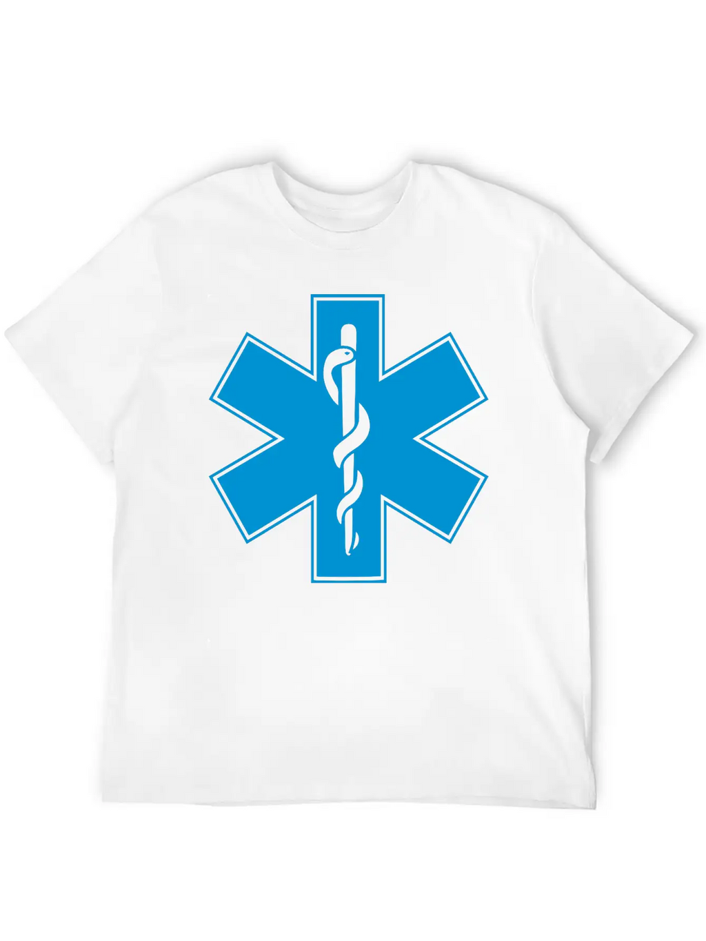 Star Of Life Unisex Short Sleeve Soft Cotton T-Shirt – Casual Everyday Wear