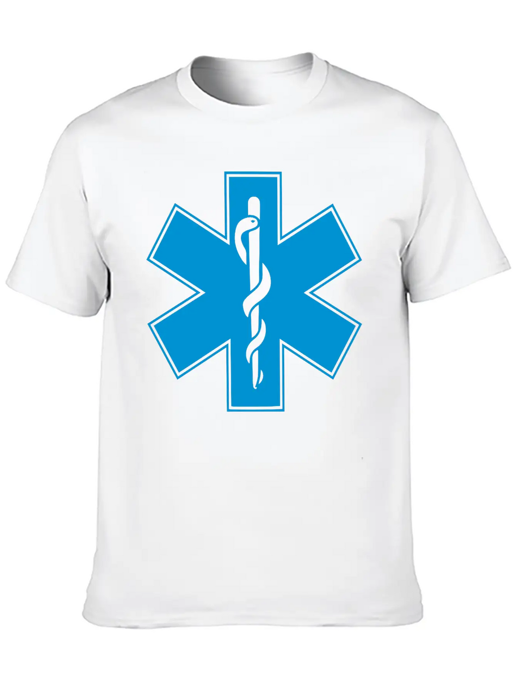 Star Of Life Unisex Short Sleeve Soft Cotton T-Shirt – Casual Everyday Wear