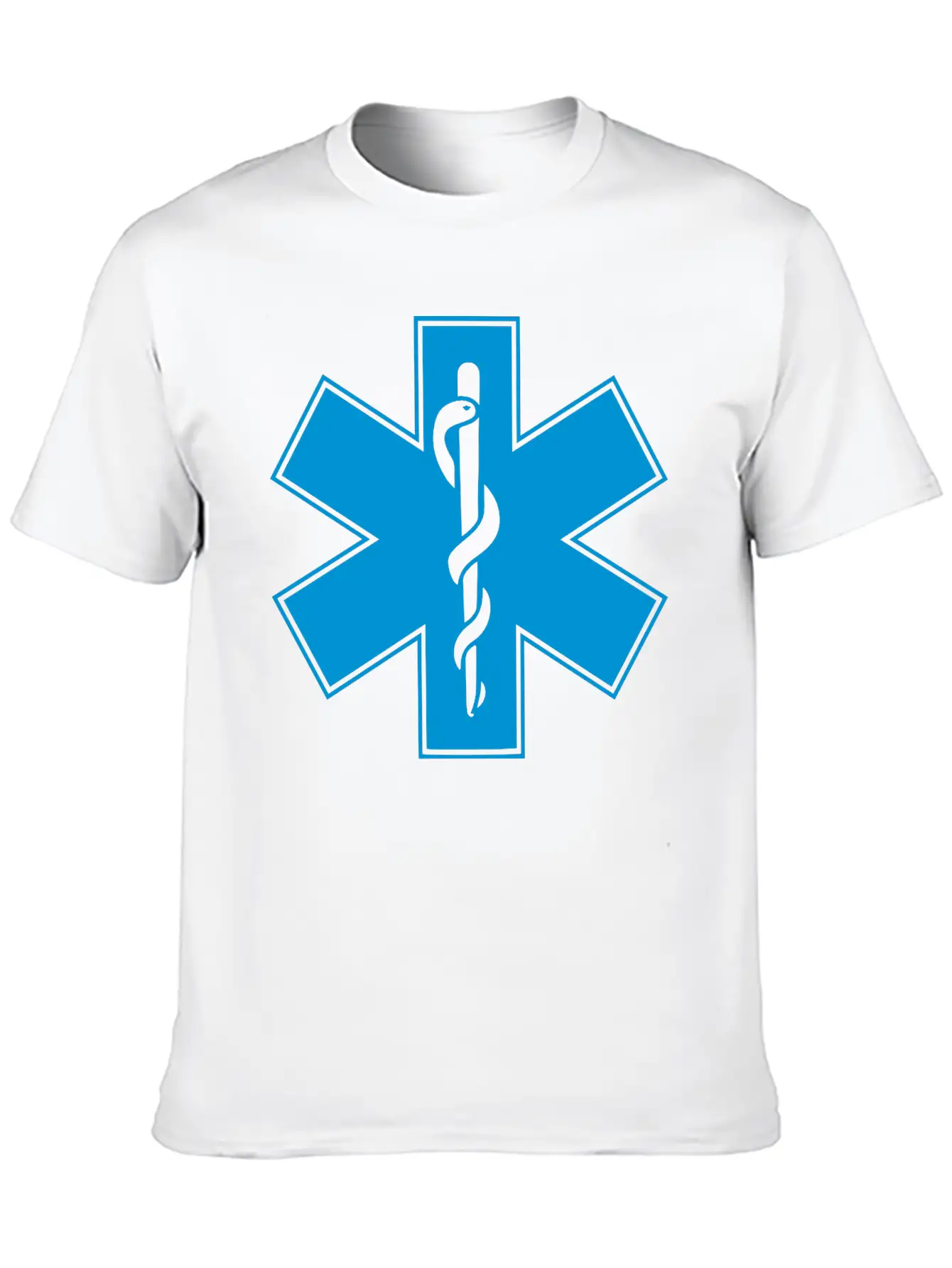 Star Of Life Unisex Short Sleeve Soft Cotton T-Shirt – Casual Everyday Wear
