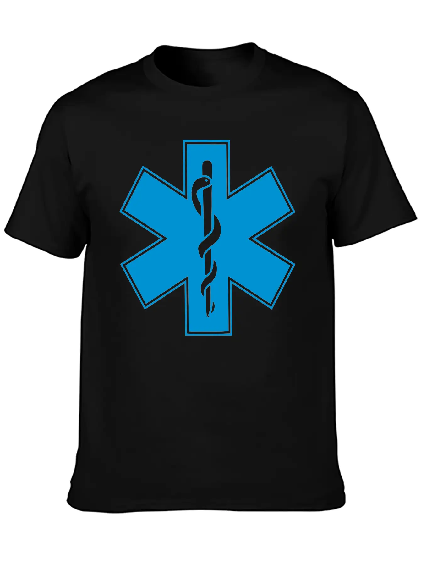 Star Of Life Unisex Short Sleeve Soft Cotton T-Shirt – Casual Everyday Wear