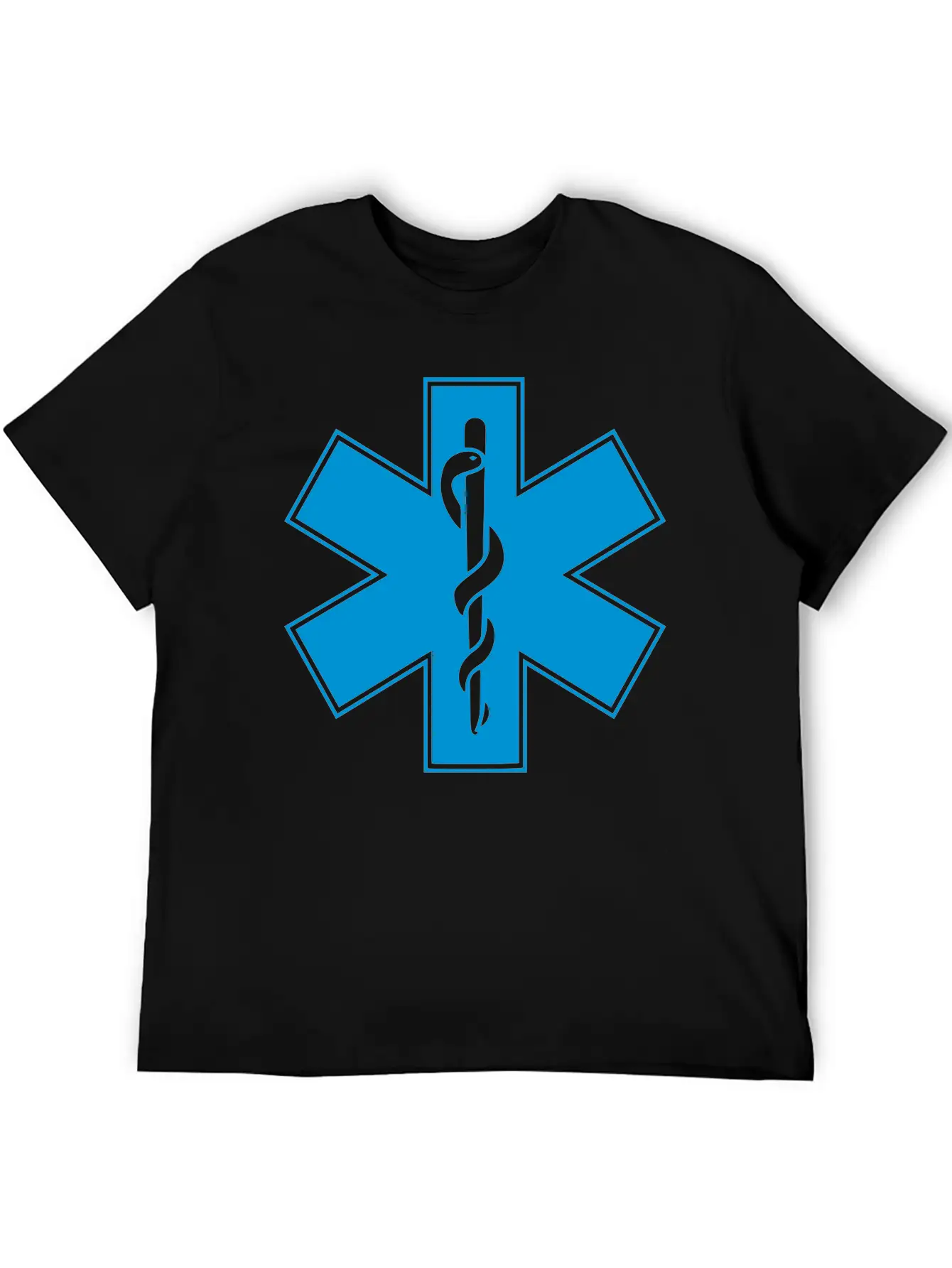 Star Of Life Unisex Short Sleeve Soft Cotton T-Shirt – Casual Everyday Wear
