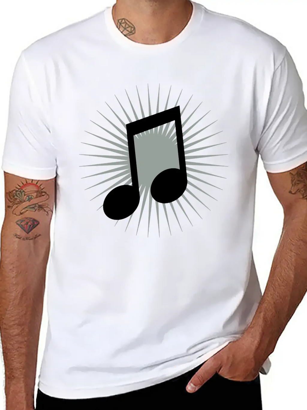 Star Sign Party Music Note Music Celebrate Band Co Unisex Casual T-Shirt – Clean Design For Daily Comfort