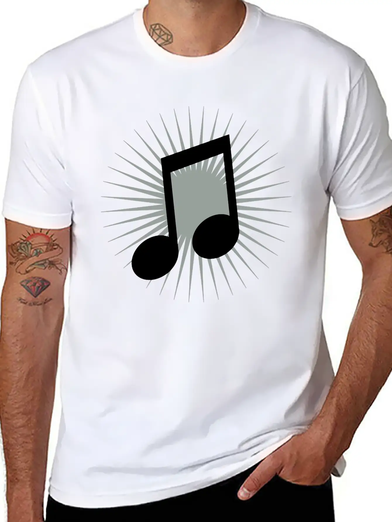 Star Sign Party Music Note Music Celebrate Band Co Unisex Casual T-Shirt – Clean Design For Daily Comfort