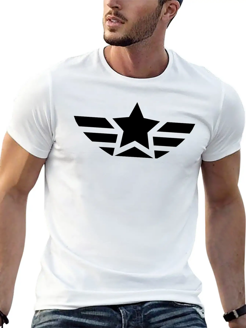 Star Unisex Casual T-Shirt – Clean Design For Daily Comfort