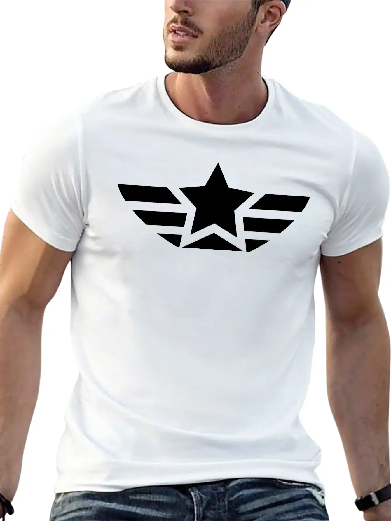 Star Unisex Casual T-Shirt – Clean Design For Daily Comfort