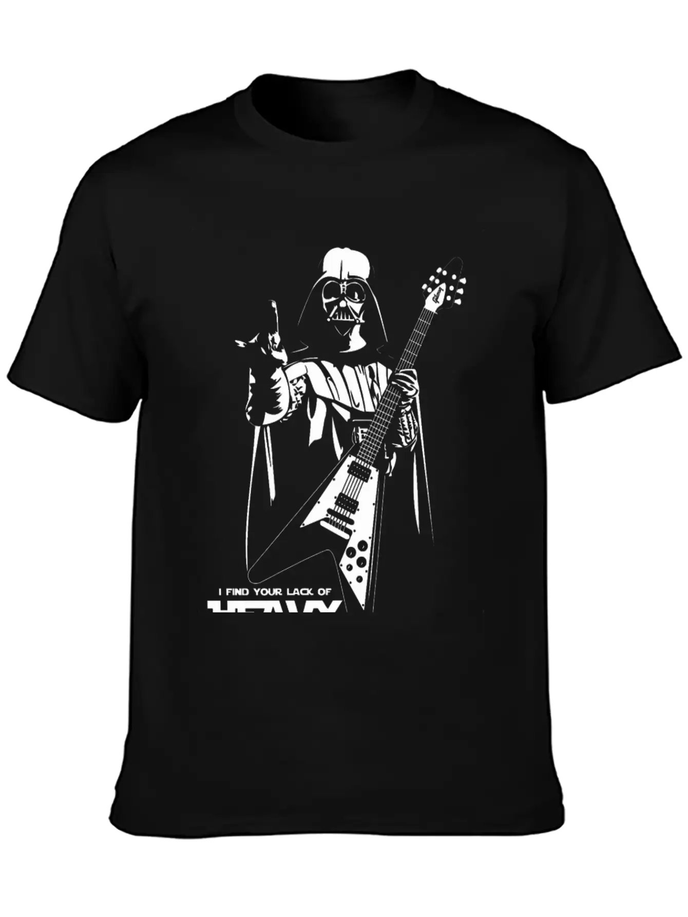 Star Wars Heavy Metal Darth Vader Essential Cotton Tee For Daily Outfits – Unisex Style