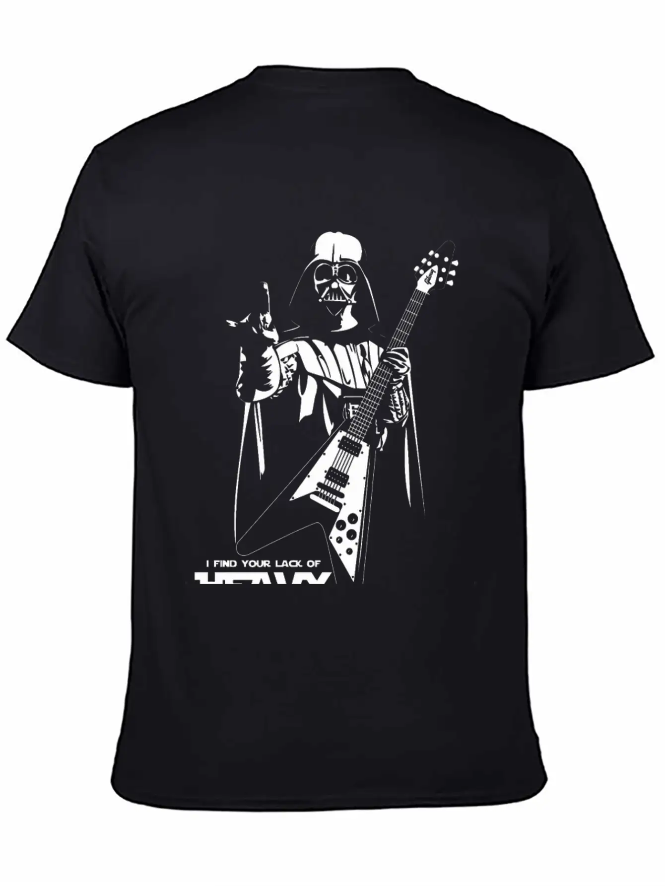 Star Wars Heavy Metal Darth Vader Essential Cotton Tee For Daily Outfits – Unisex Style