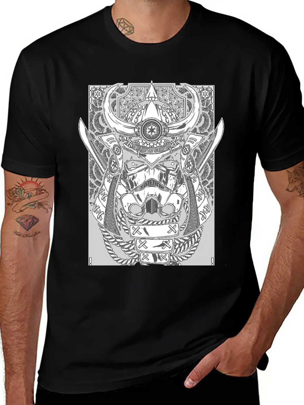 Star Wars Samurai Trooper T-shirt Unisex Short Sleeve Soft Cotton T-Shirt – Casual Everyday Wear