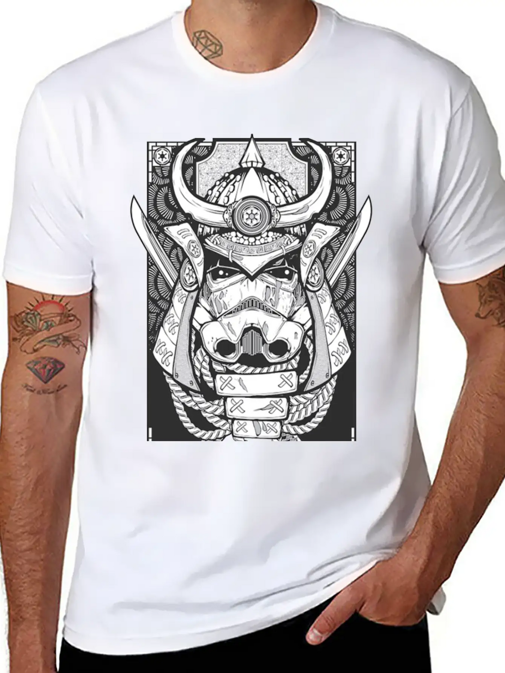 Star Wars Samurai Trooper T-shirt Unisex Short Sleeve Soft Cotton T-Shirt – Casual Everyday Wear