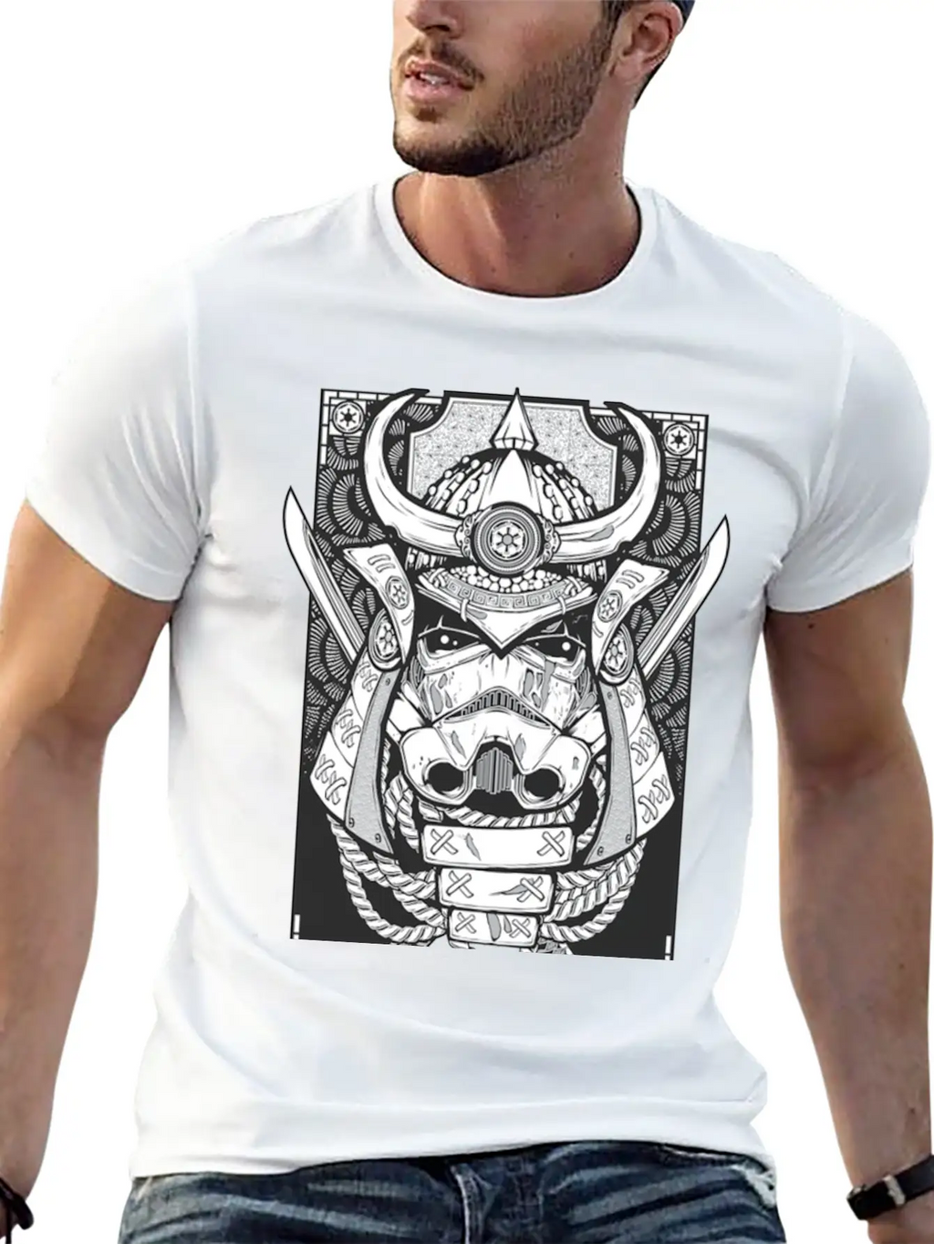 Star Wars Samurai Trooper T-shirt Unisex Short Sleeve Soft Cotton T-Shirt – Casual Everyday Wear