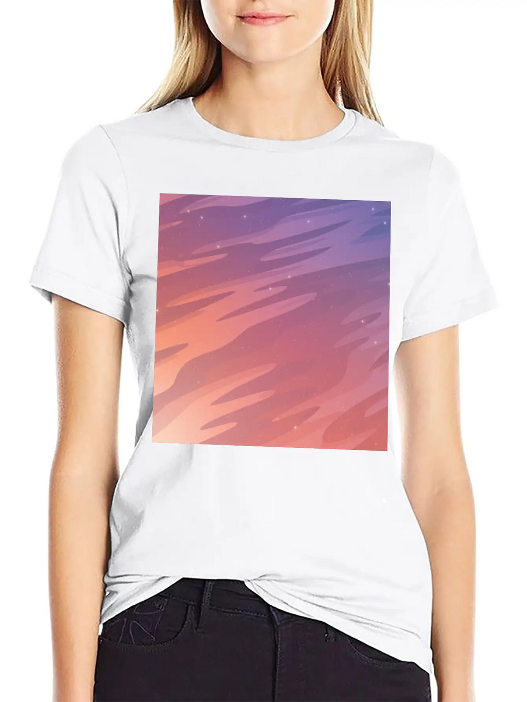 Starry Sky Stylish Everyday T-Shirt – Unisex Basic Cotton Tee