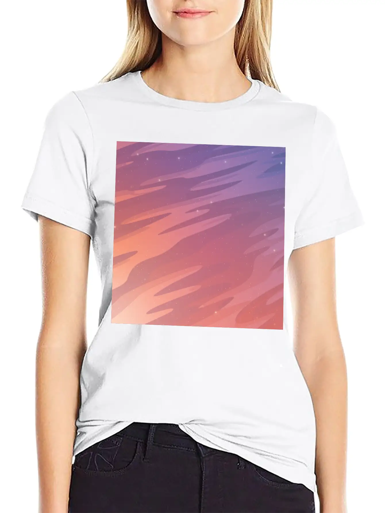 Starry Sky Stylish Everyday T-Shirt – Unisex Basic Cotton Tee