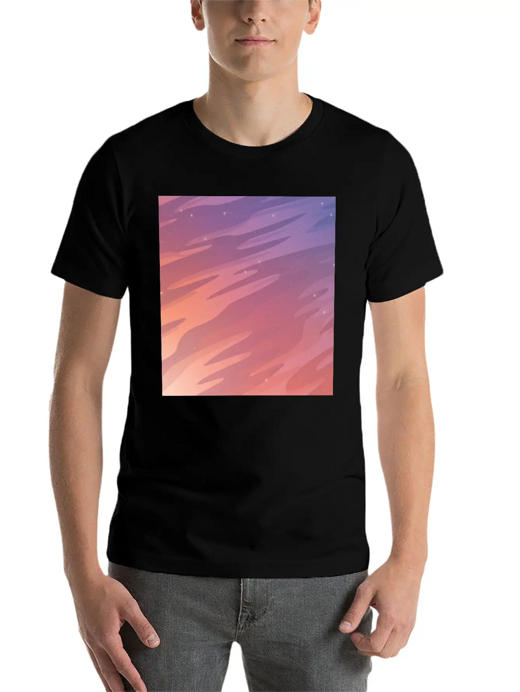 Starry Sky Stylish Everyday T-Shirt – Unisex Basic Cotton Tee