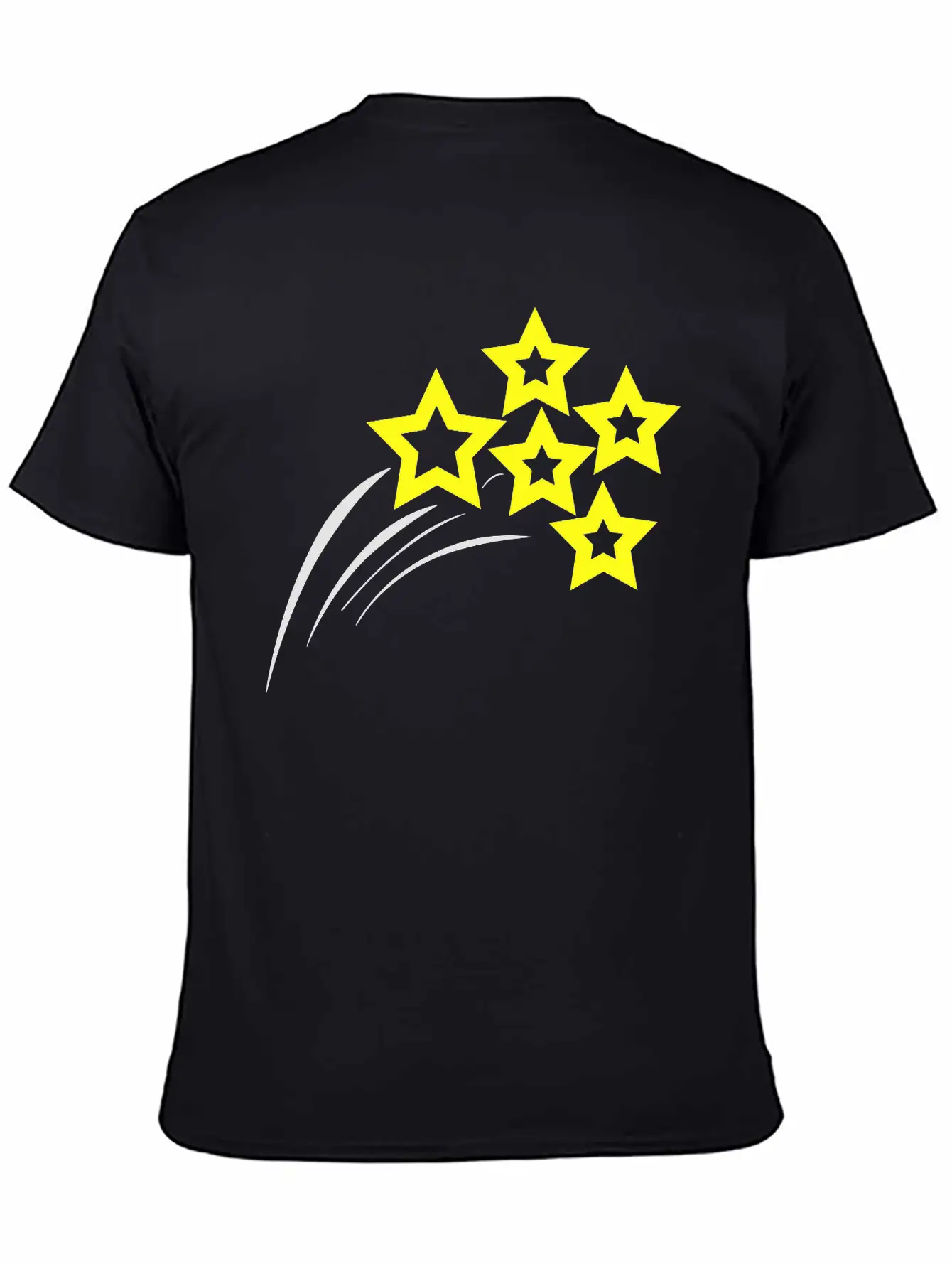 Starry Streak 001 Unisex Short Sleeve Soft Cotton T-Shirt – Casual Everyday Wear