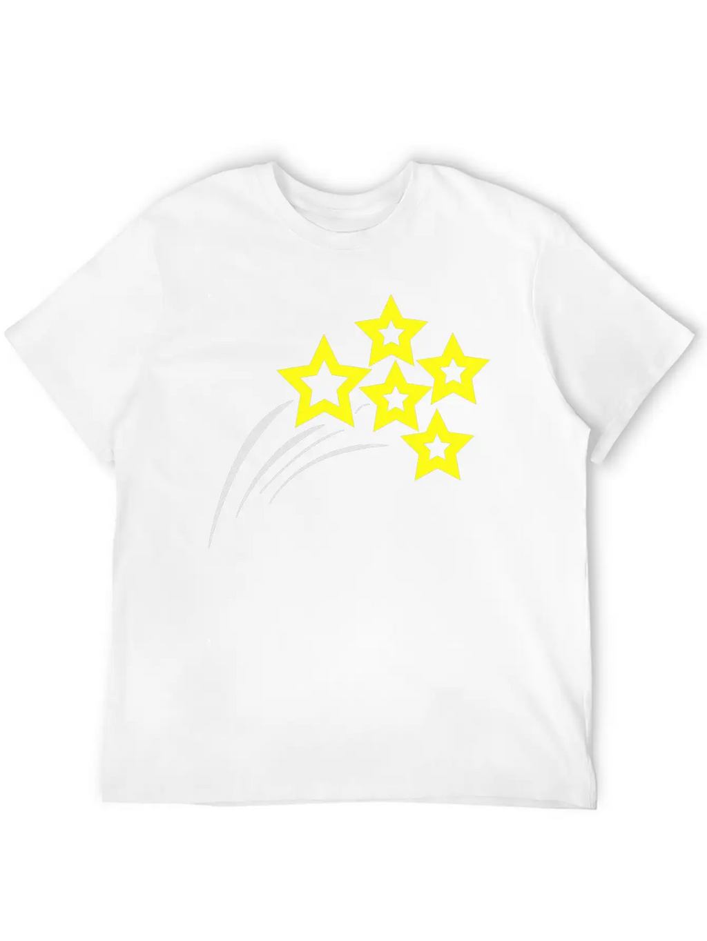 Starry Streak 001 Unisex Short Sleeve Soft Cotton T-Shirt – Casual Everyday Wear