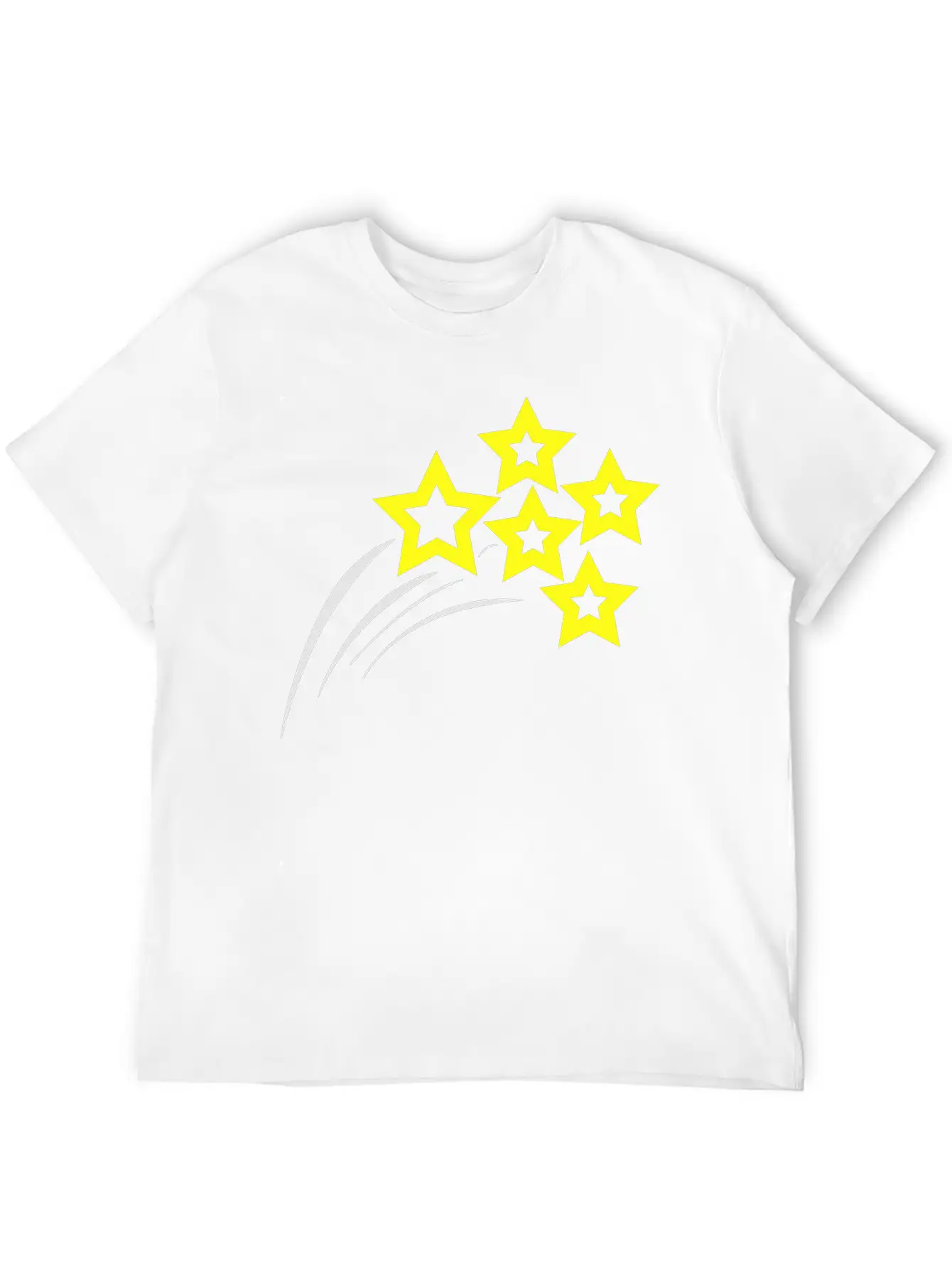 Starry Streak 001 Unisex Short Sleeve Soft Cotton T-Shirt – Casual Everyday Wear