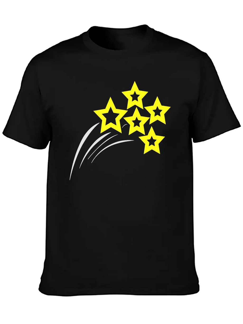 Starry Streak 001 Unisex Short Sleeve Soft Cotton T-Shirt – Casual Everyday Wear