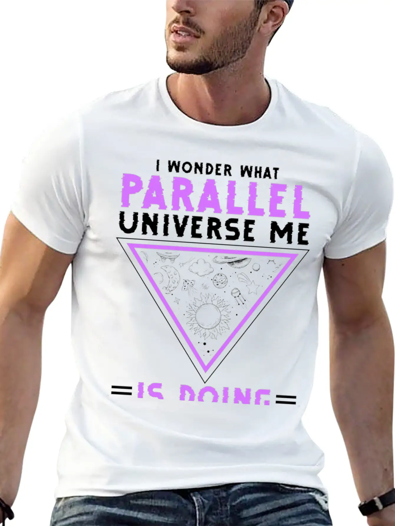 Stars Astronomy Ufo Mars Unisex Casual T-Shirt – Clean Design For Daily Comfort