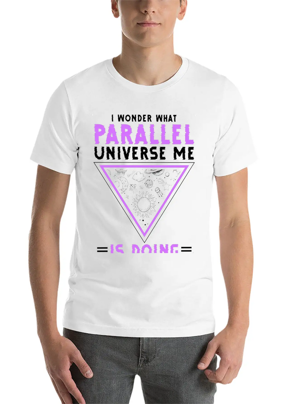 Stars Astronomy Ufo Mars Unisex Casual T-Shirt – Clean Design For Daily Comfort