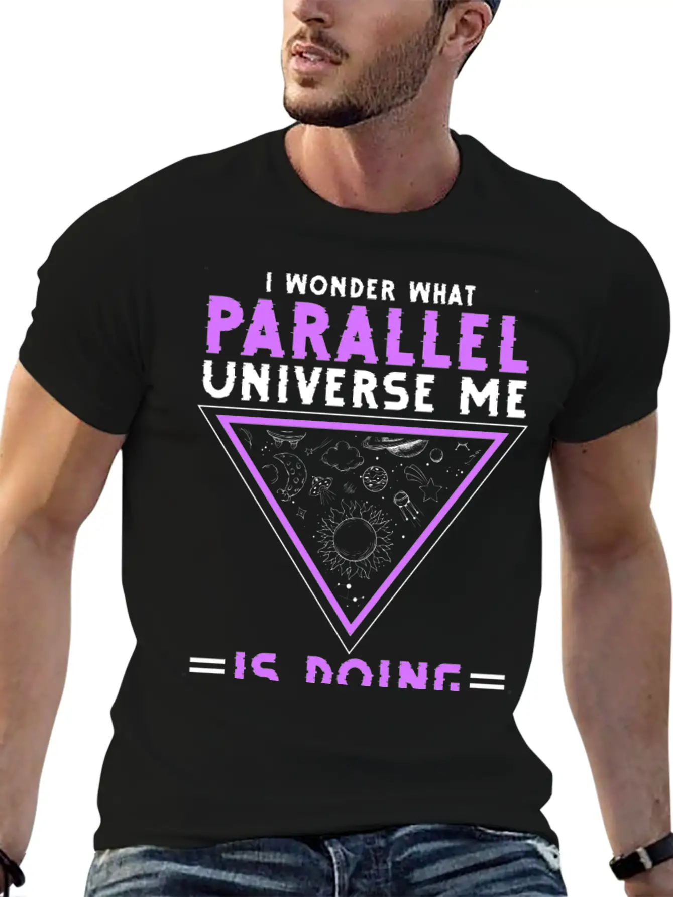 Stars Astronomy Ufo Mars Unisex Casual T-Shirt – Clean Design For Daily Comfort