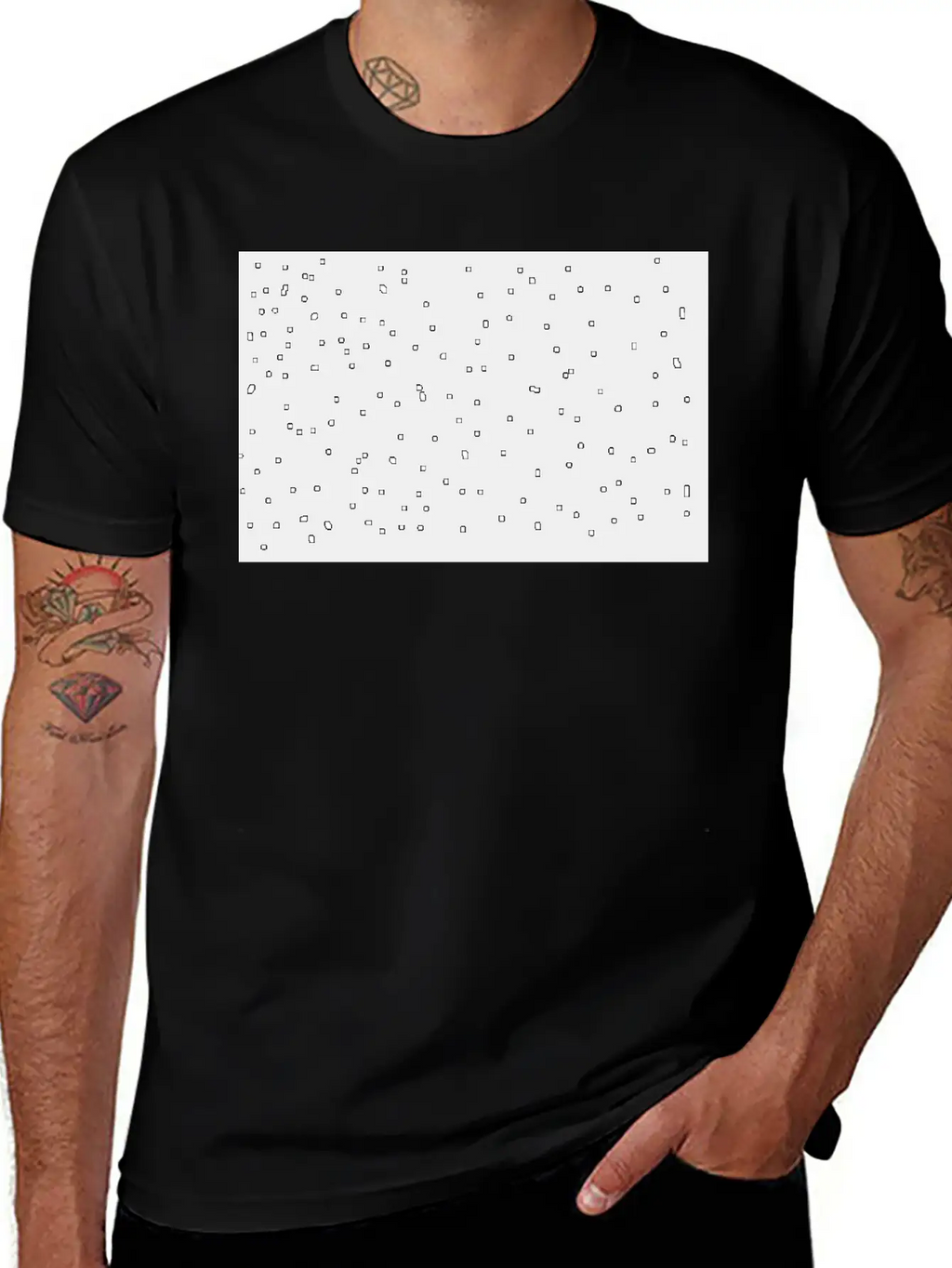 Stars Casual Graphic T-Shirt – Simple And Comfortable Daily Wear