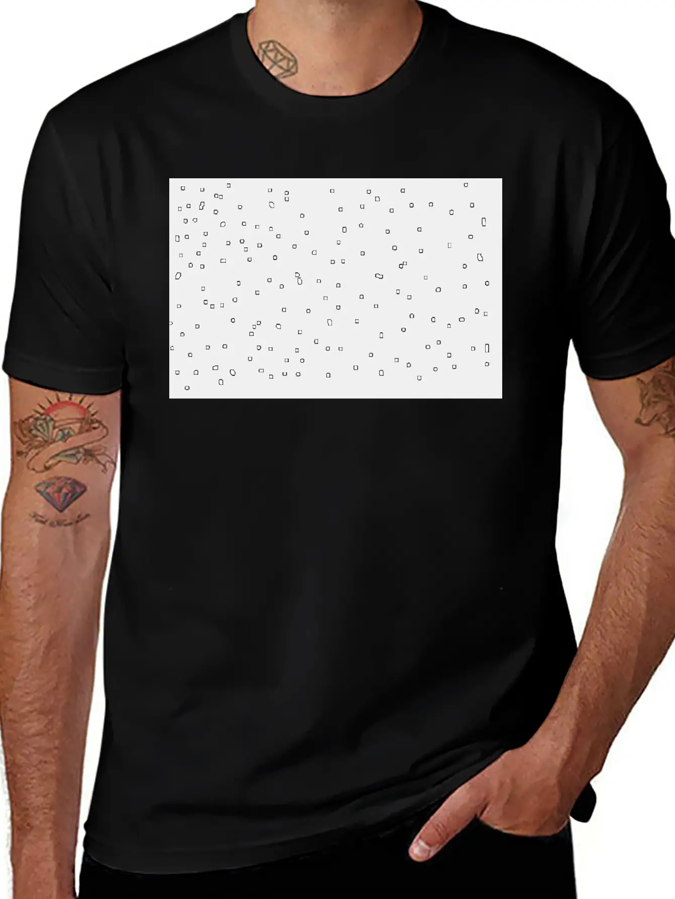 Stars Casual Graphic T-Shirt – Simple And Comfortable Daily Wear