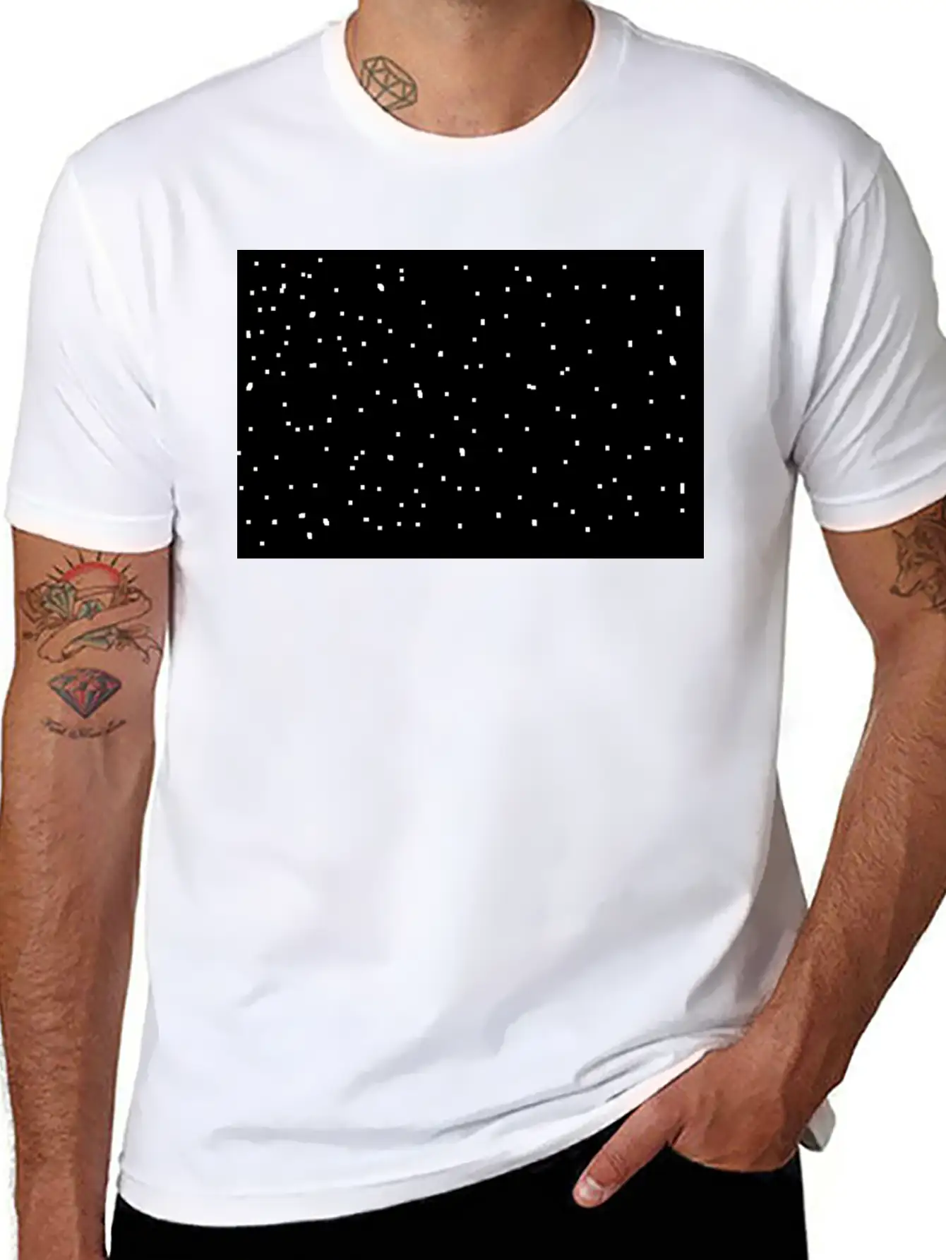 Stars Casual Graphic T-Shirt – Simple And Comfortable Daily Wear