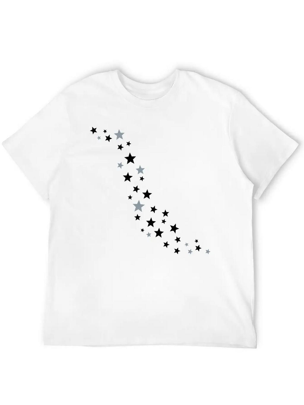 Stars Cloud Casual Graphic T-Shirt – Simple And Comfortable Daily Wear