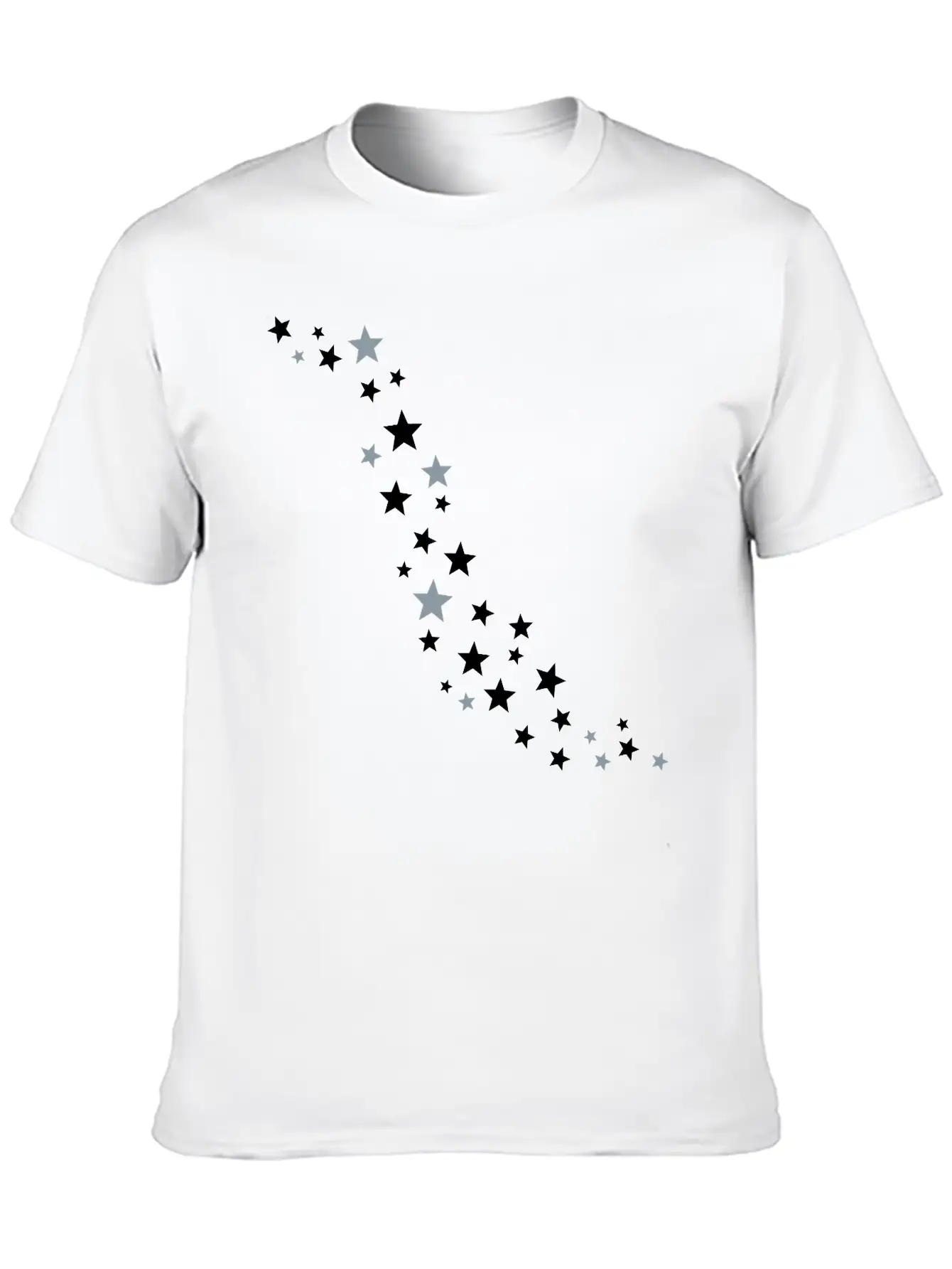 Stars Cloud Casual Graphic T-Shirt – Simple And Comfortable Daily Wear