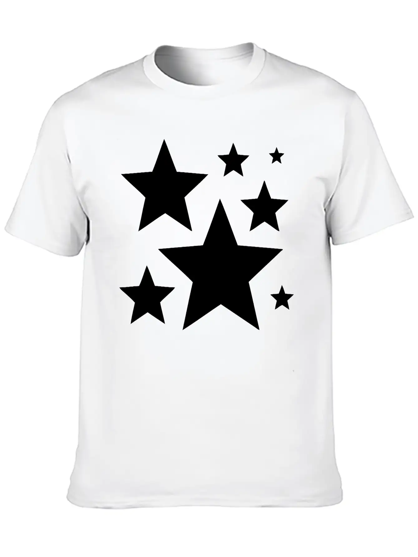 Stars Unisex Casual T-Shirt – Clean Design For Daily Comfort