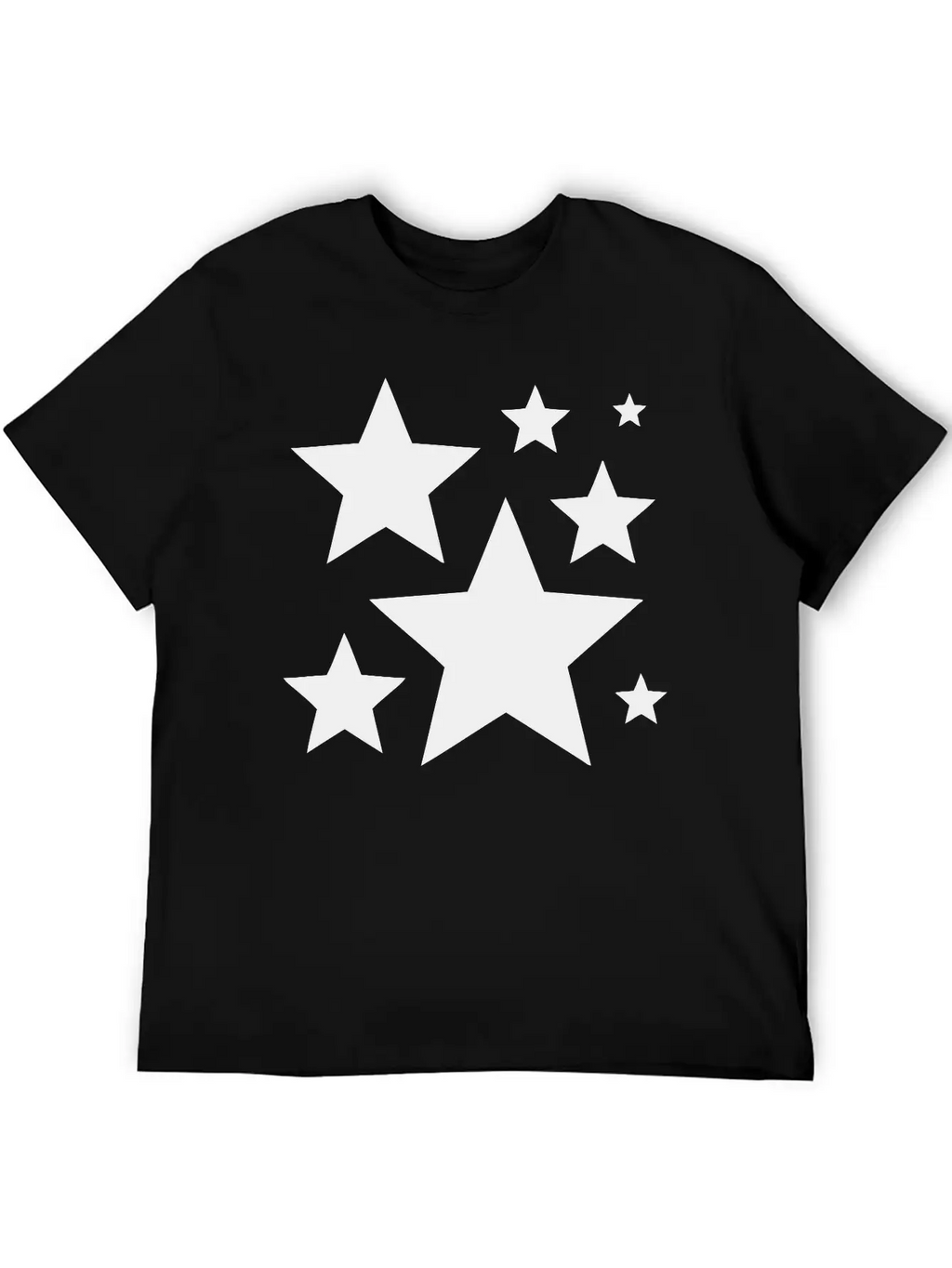 Stars Unisex Casual T-Shirt – Clean Design For Daily Comfort